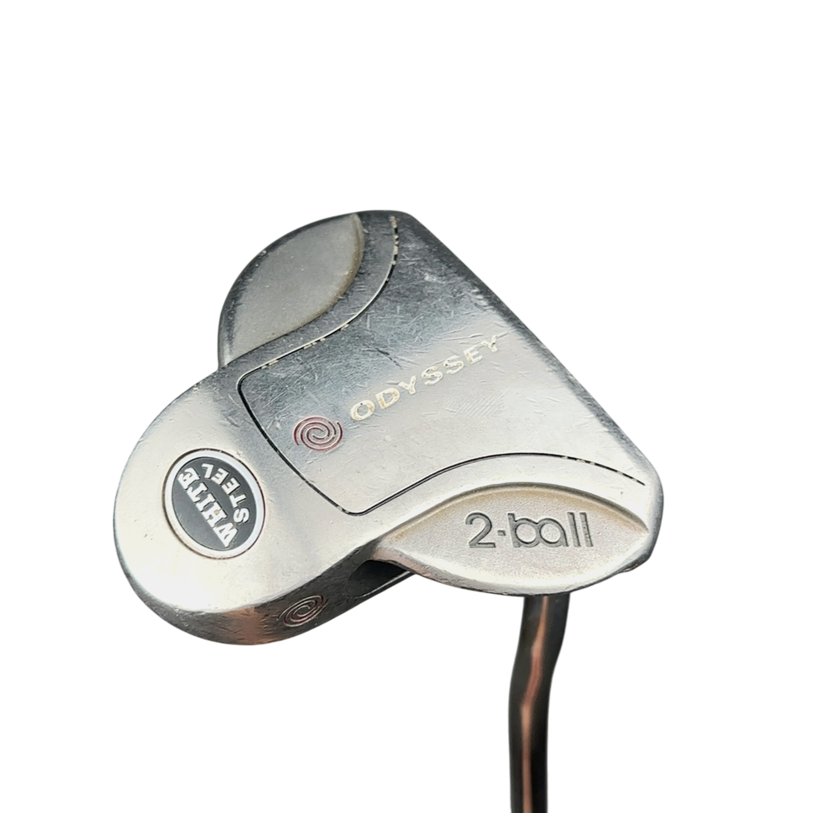 Odyssey 2-ball White Steel Putter / 35"