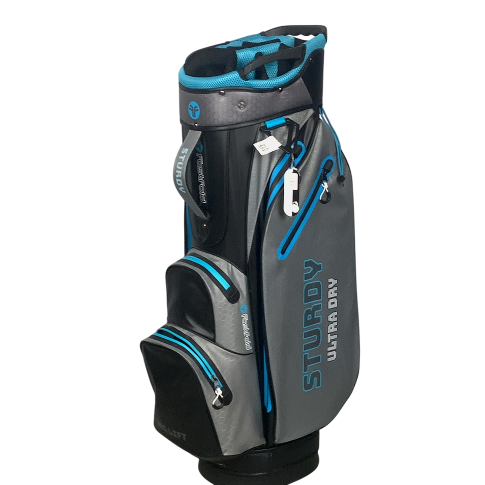 Fastfold Sturdy Golftaske / 14-Rum / Grå