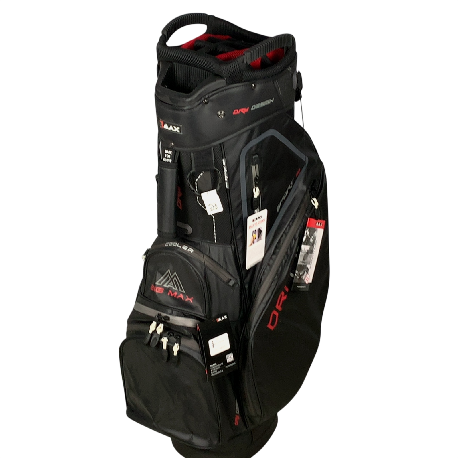 Big Max Dri Lite Sport 2 Golf Bag / 14-Rum / Sort