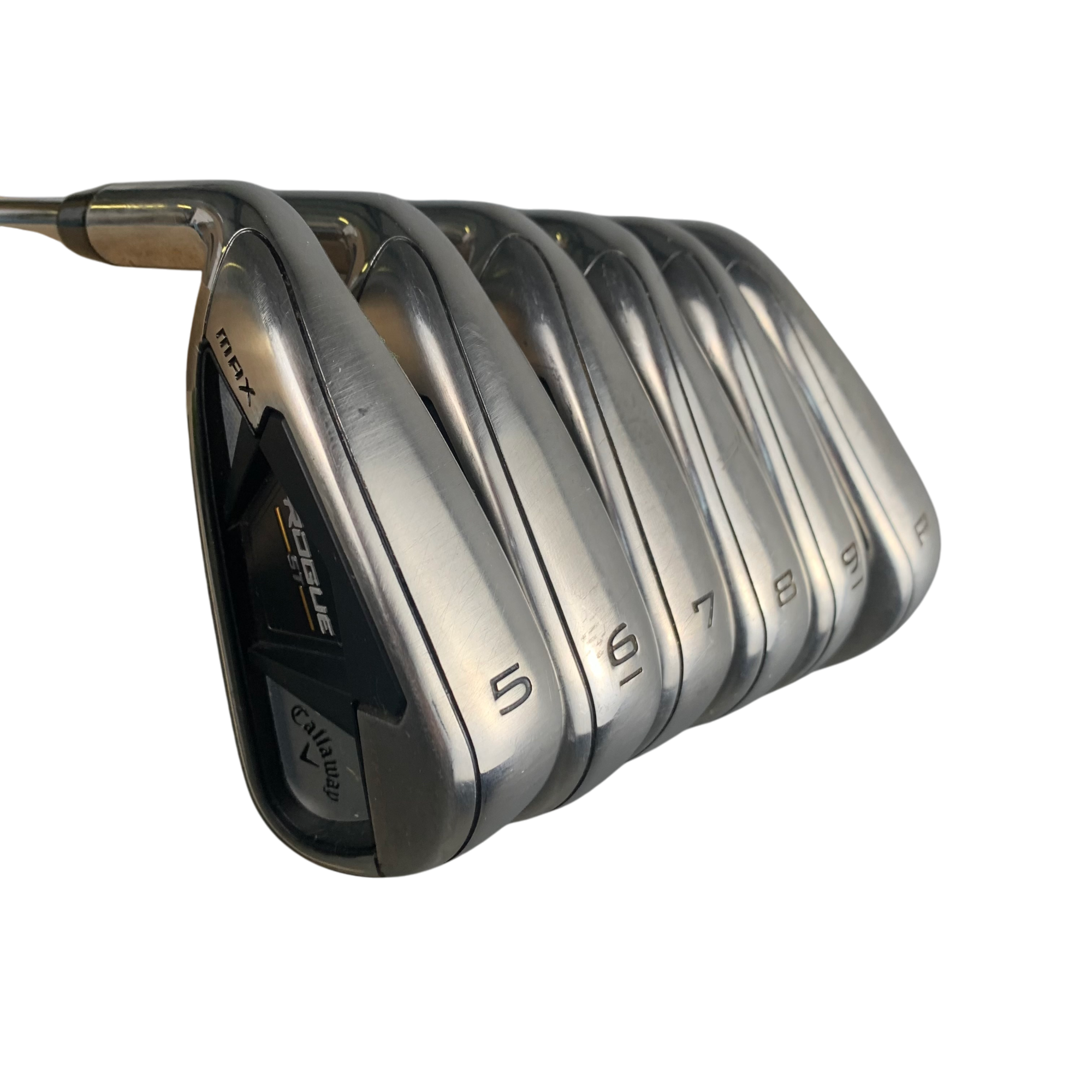 Callaway Rogue ST Max Jernsæt / Flex Regular / 5-PW / Stål Venstre galleri billede 2 - brugt golf udstyr i god stand