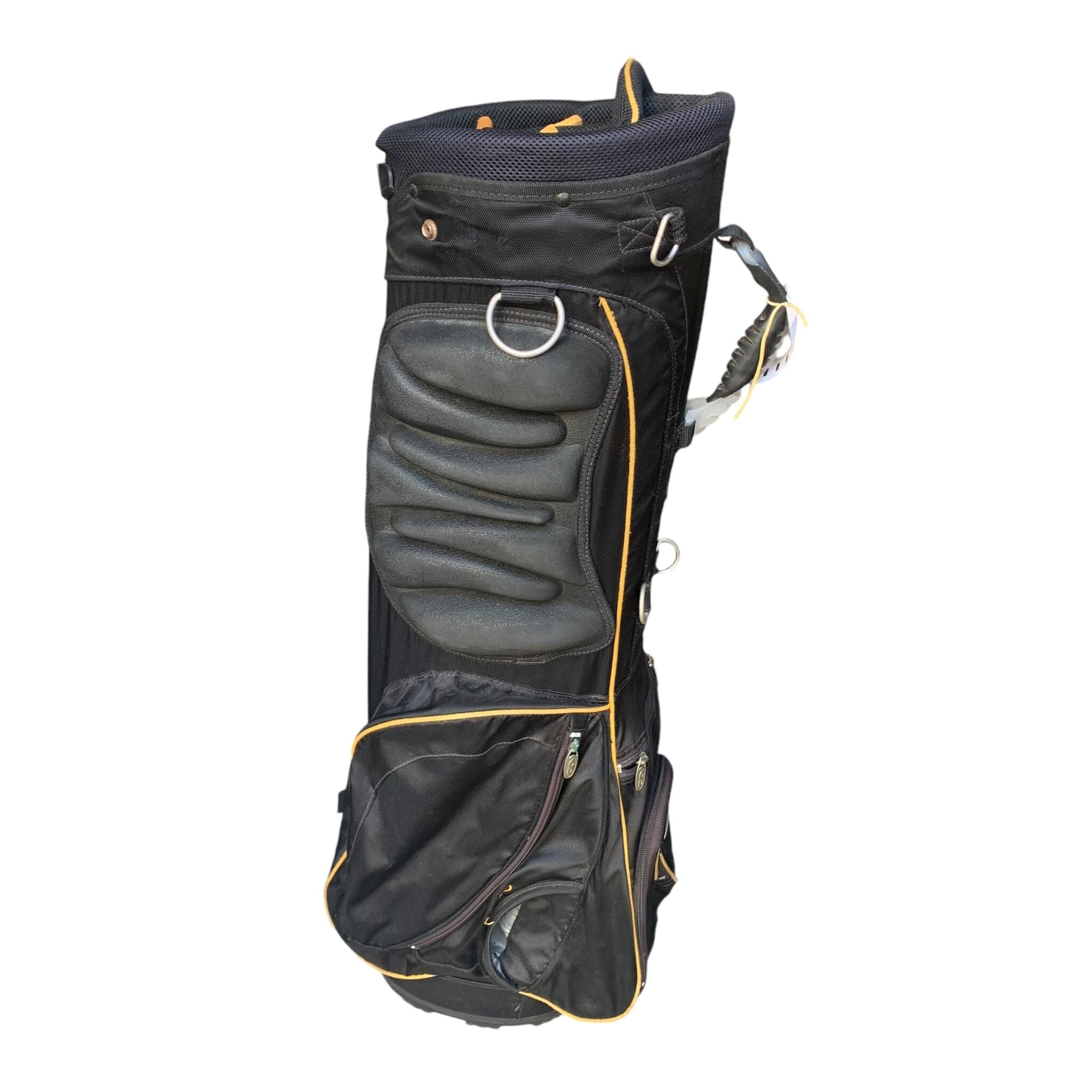 Golf Copenhagen Fairway Cartbag / Schwarz/Orange / 7 Fächer