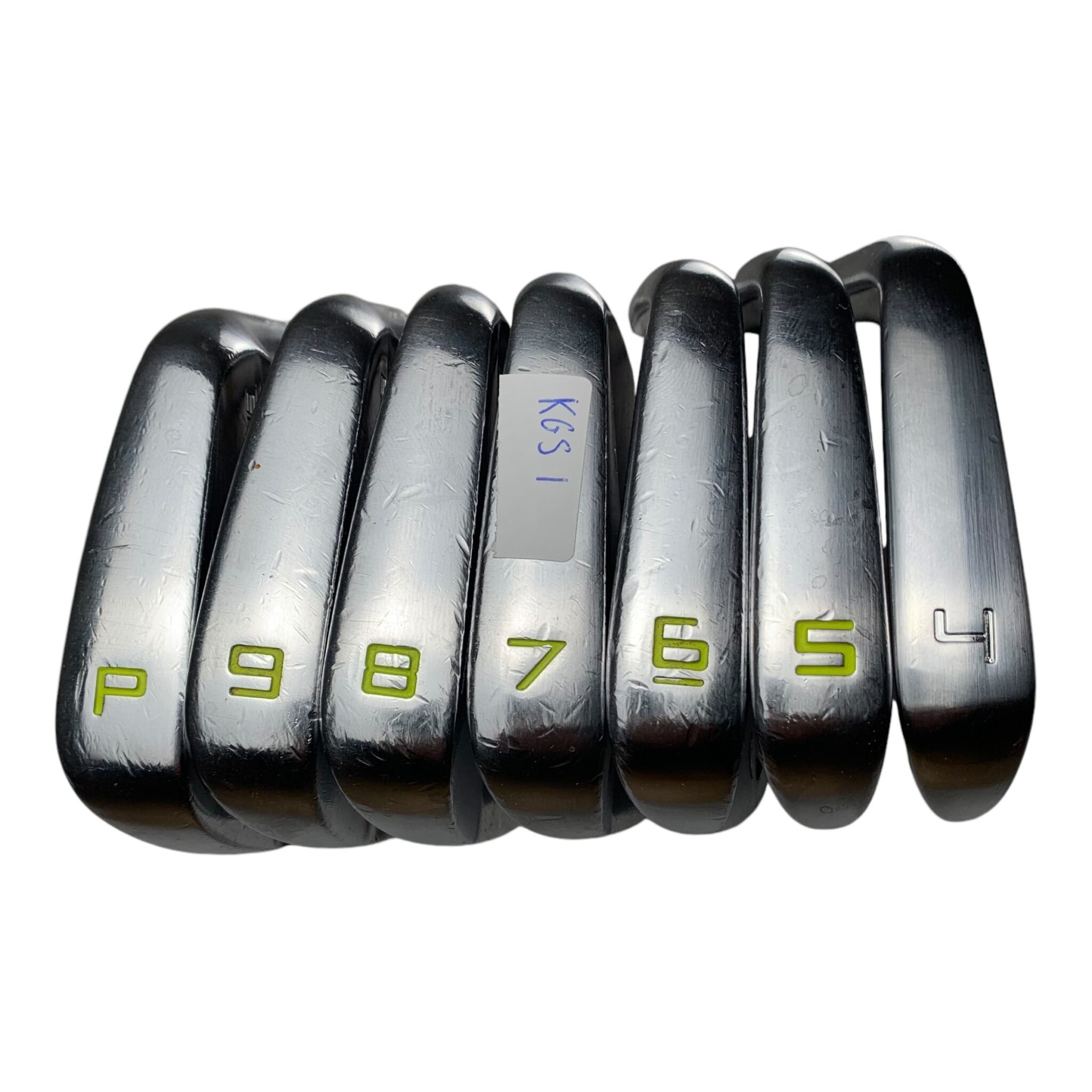 TaylorMade P7MB Eisenset / Flex X-Stiff / 4-P / Stahl / Crossline Black Midsize Griff
