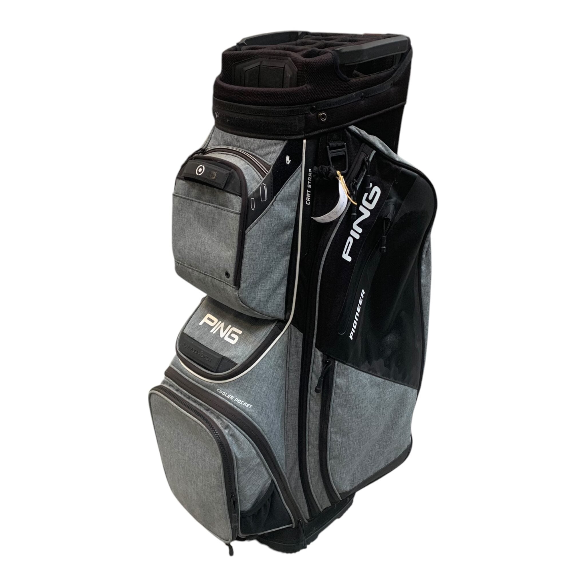 Ping Pioneer Bag / Schwarz/Grau / 14-fach / M. Regenhülle