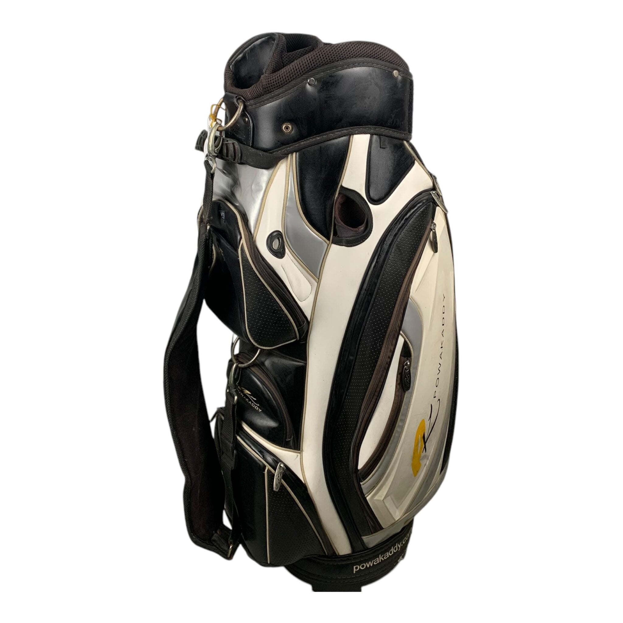 PowaKaddy CartBag / Weiß/Schwarz / 14 Fächer