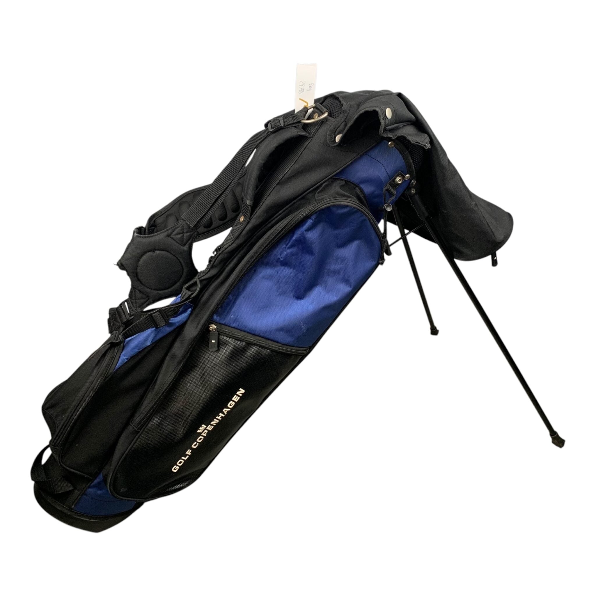 Golf Copenhagen StandBag / Schwarz/Blau / 5 Fächer