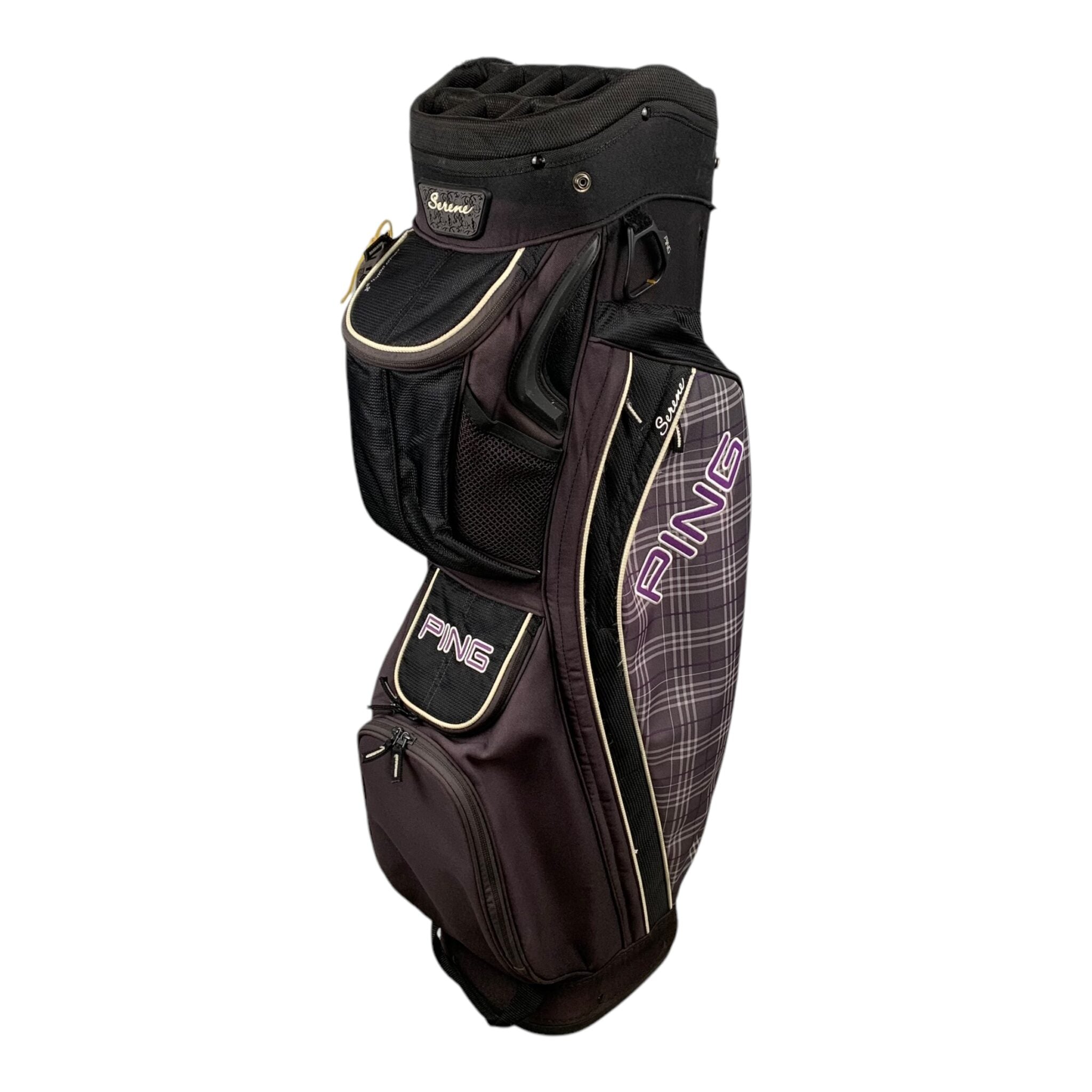 Ping Serene CartBag / Schwarz/Lila / 14 Fächer