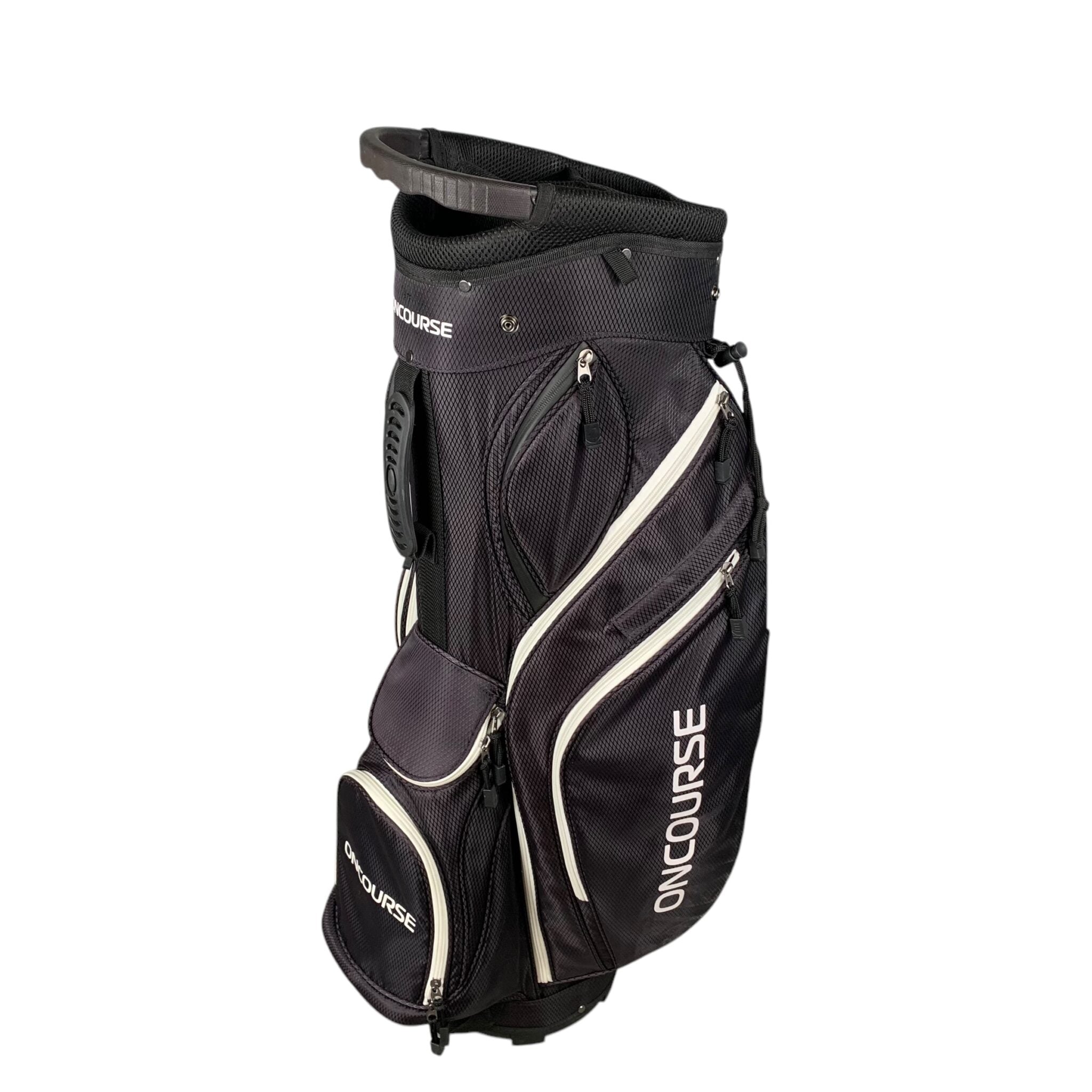 OnCourse CartBag / Schwarz / 5-Fächer
