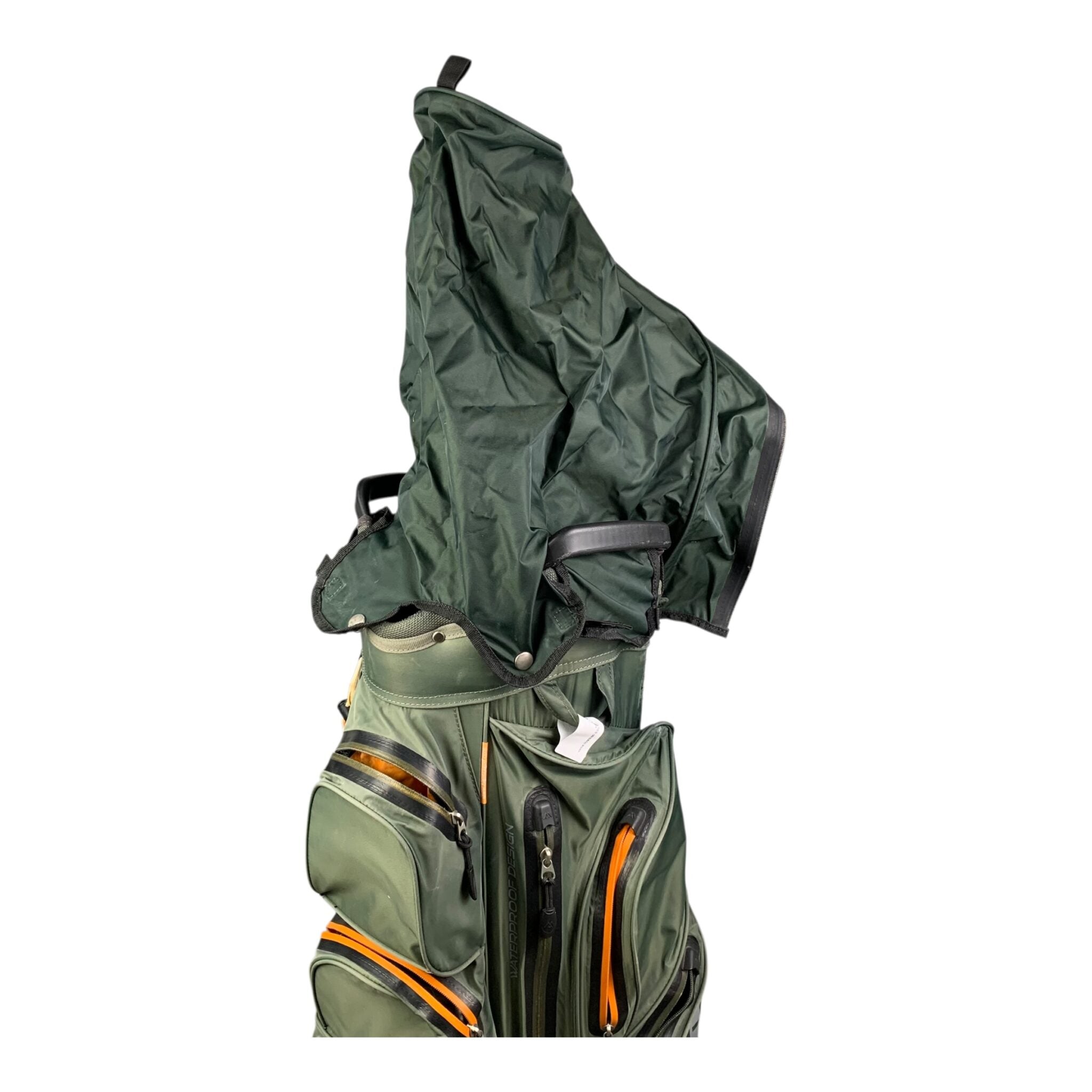 BigMax Aqua+ Cartbag / Grün/Orange / 14 Fächer
