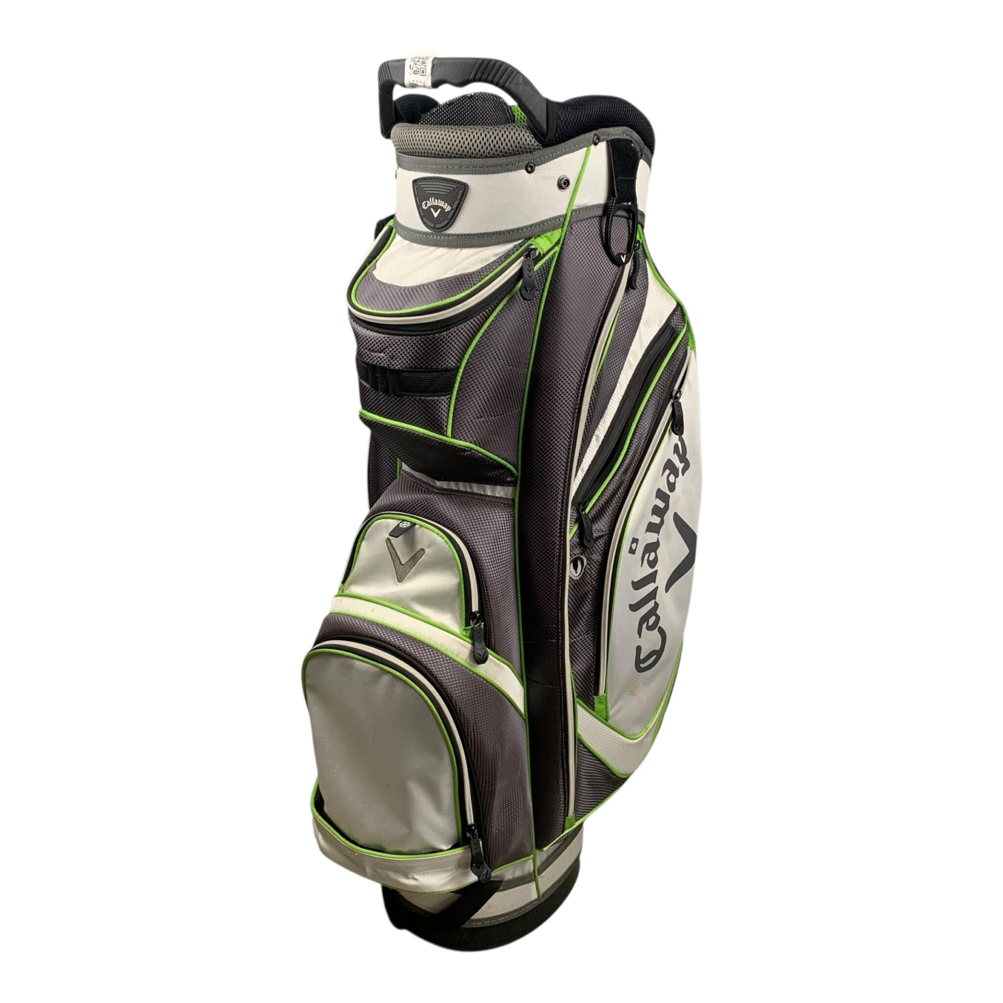 Callaway Cartbag / Grau/Weiß/Grün / 14-Fächer