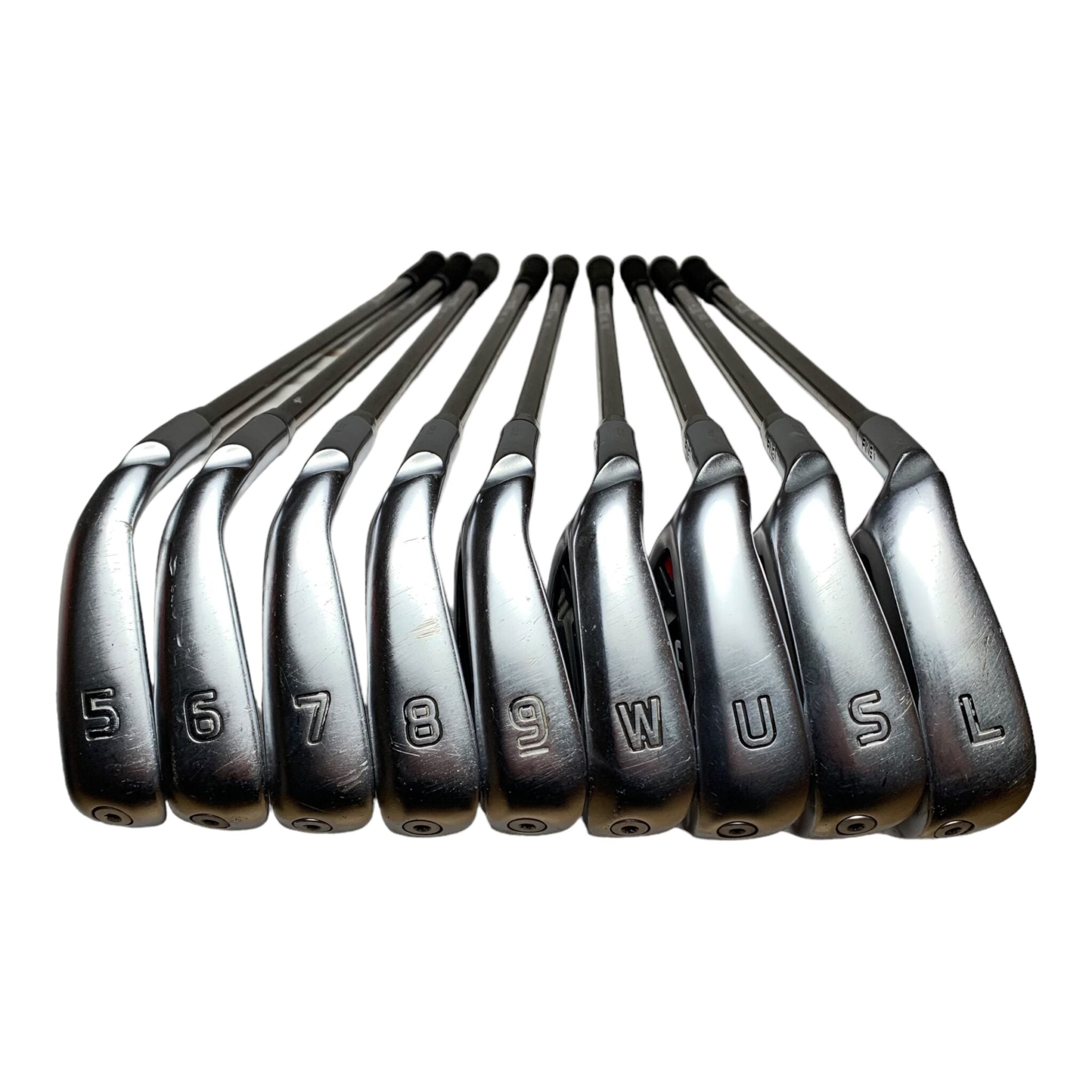 Ping G410 Eisensatz LINKS / Flex Regular / 5-W+U+S+L / Graphit
