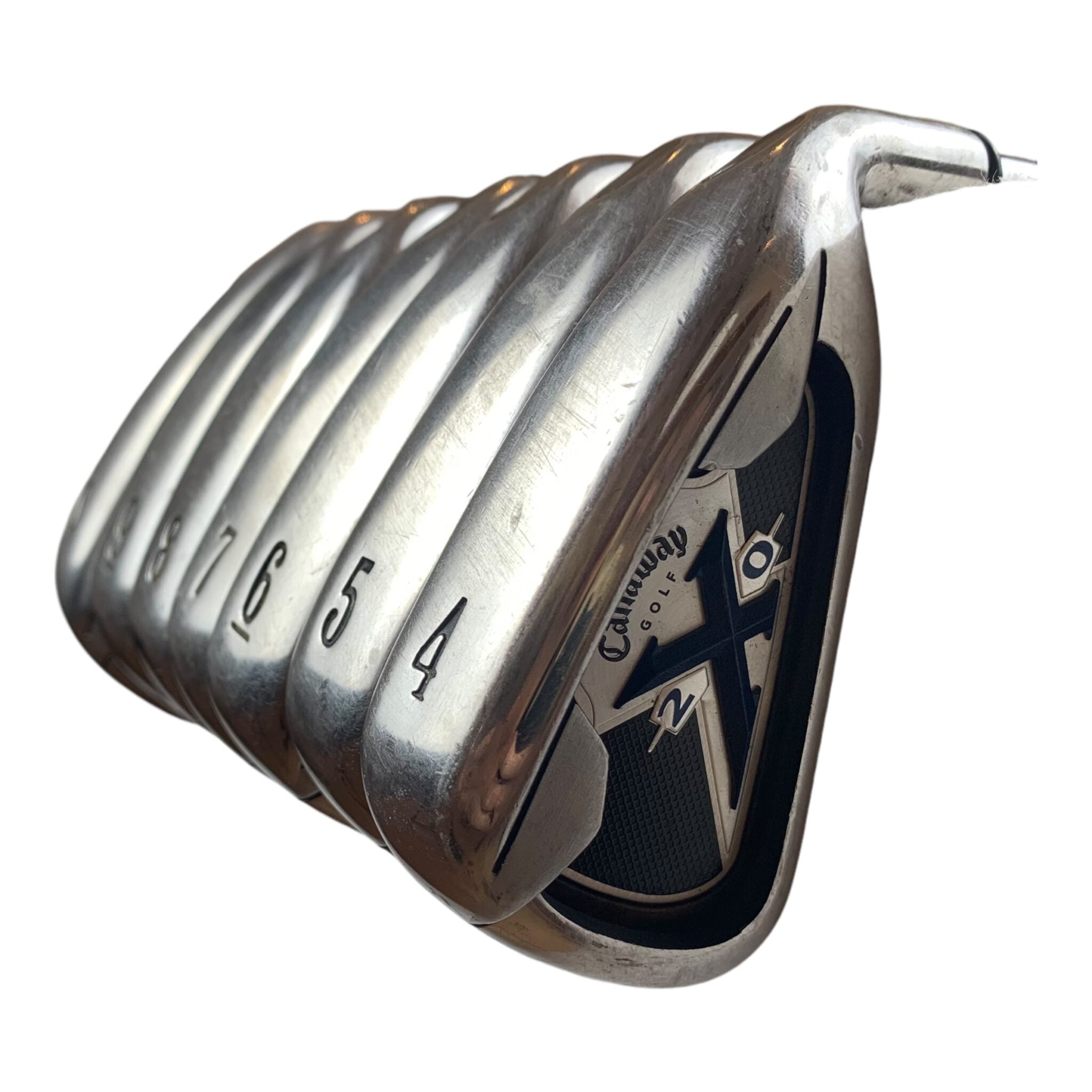 Callaway X-20 Eisenset / Flex Unisex / 4-PW + S / Stahl / Länge -0,5" (Herrenlänge)