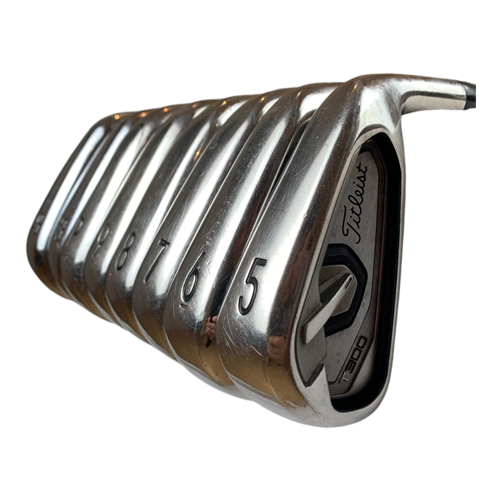 Titleist T300 Eisensatz / Flex Regular - Stahl / 5-PW + 48' + 53'