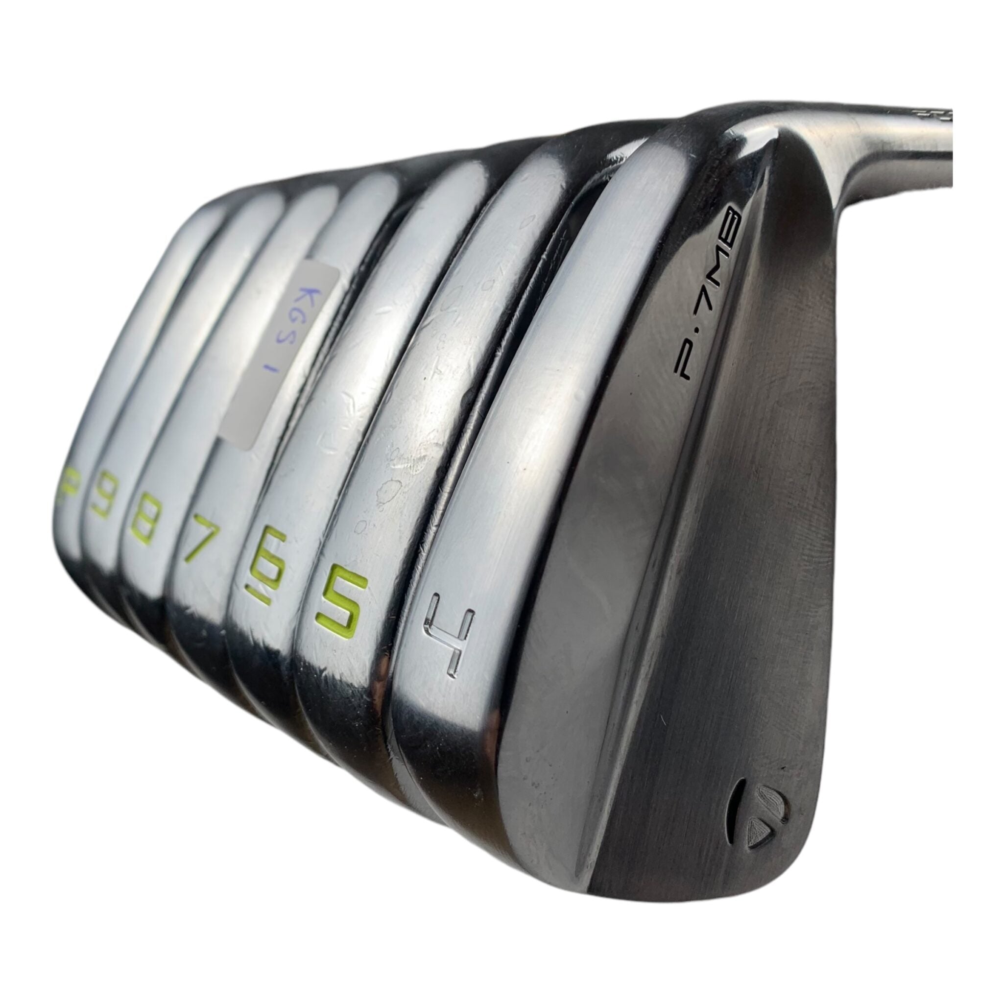 TaylorMade P7MB Eisenset / Flex X-Stiff / 4-P / Stahl / Crossline Black Midsize Griff