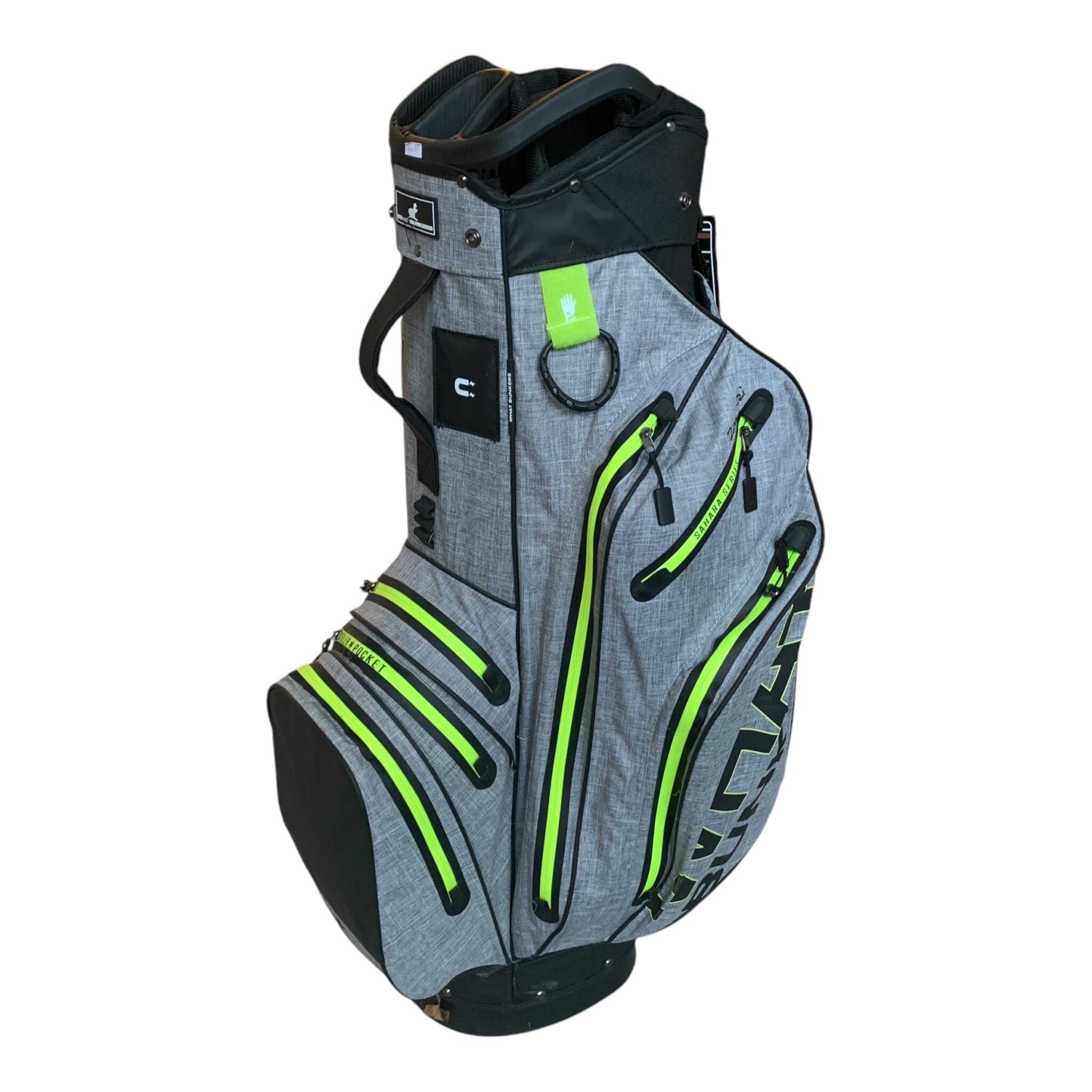 WhatBunkers Zambezi Bag // Grau/Neon - 14 Fächer / Mit Regenschutz