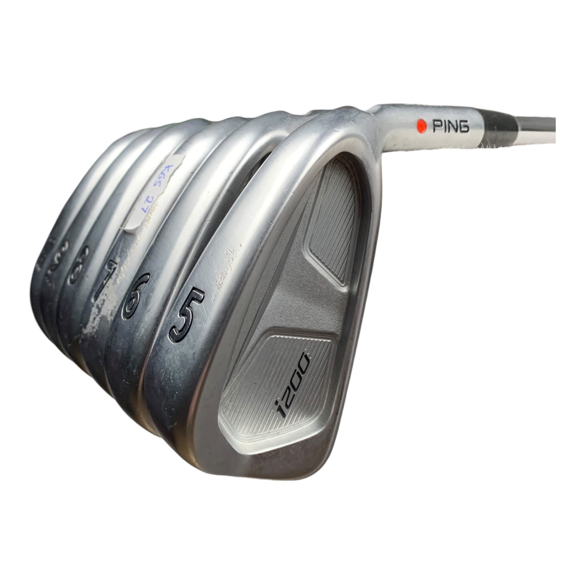 Ping i200 Eisensatz / Flex Regular - Stahl / 5-W / Orange Lie Dot