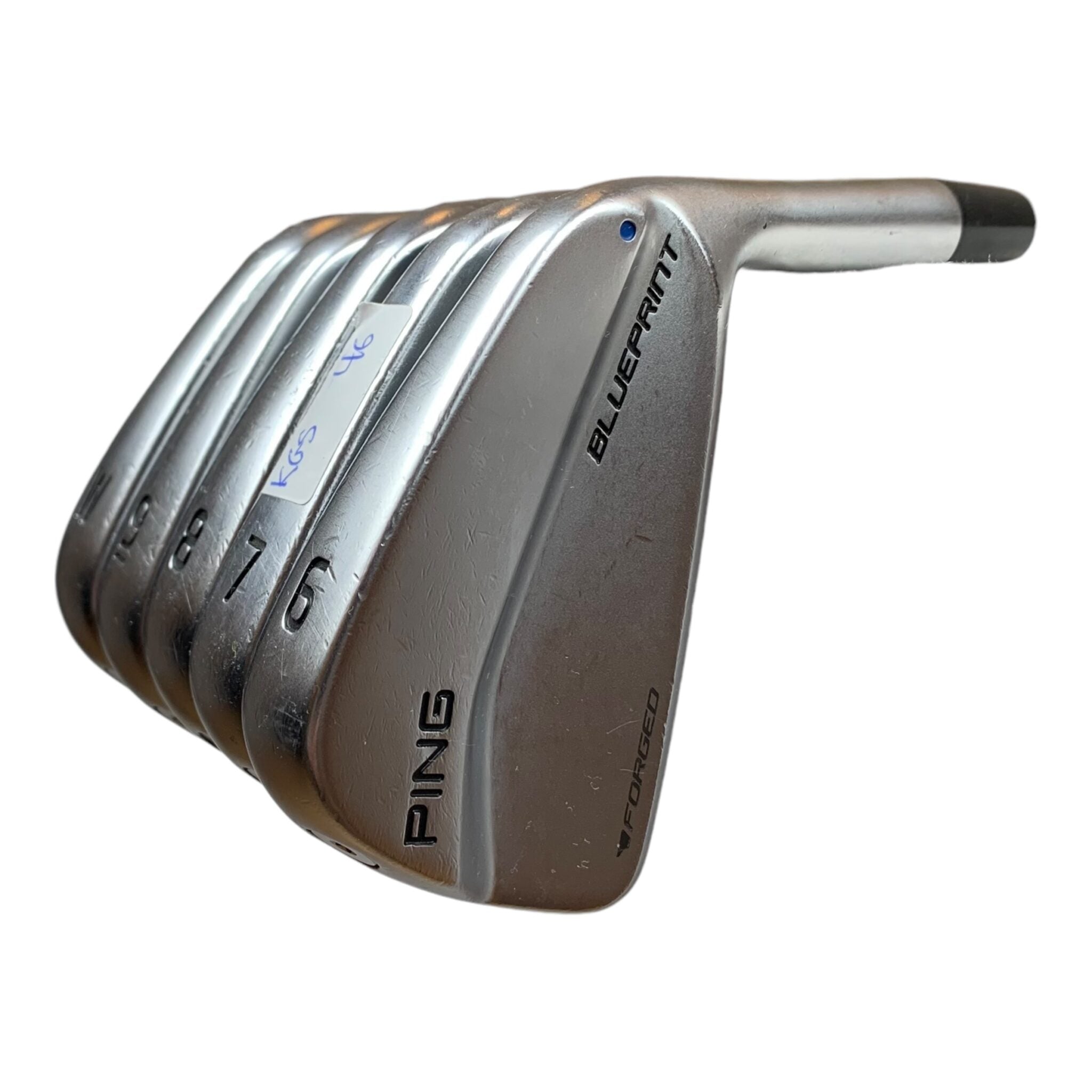 Ping Blueprint Eisensatz / Flex Stiff - Stahl / 6-W / Blue Lie Dot