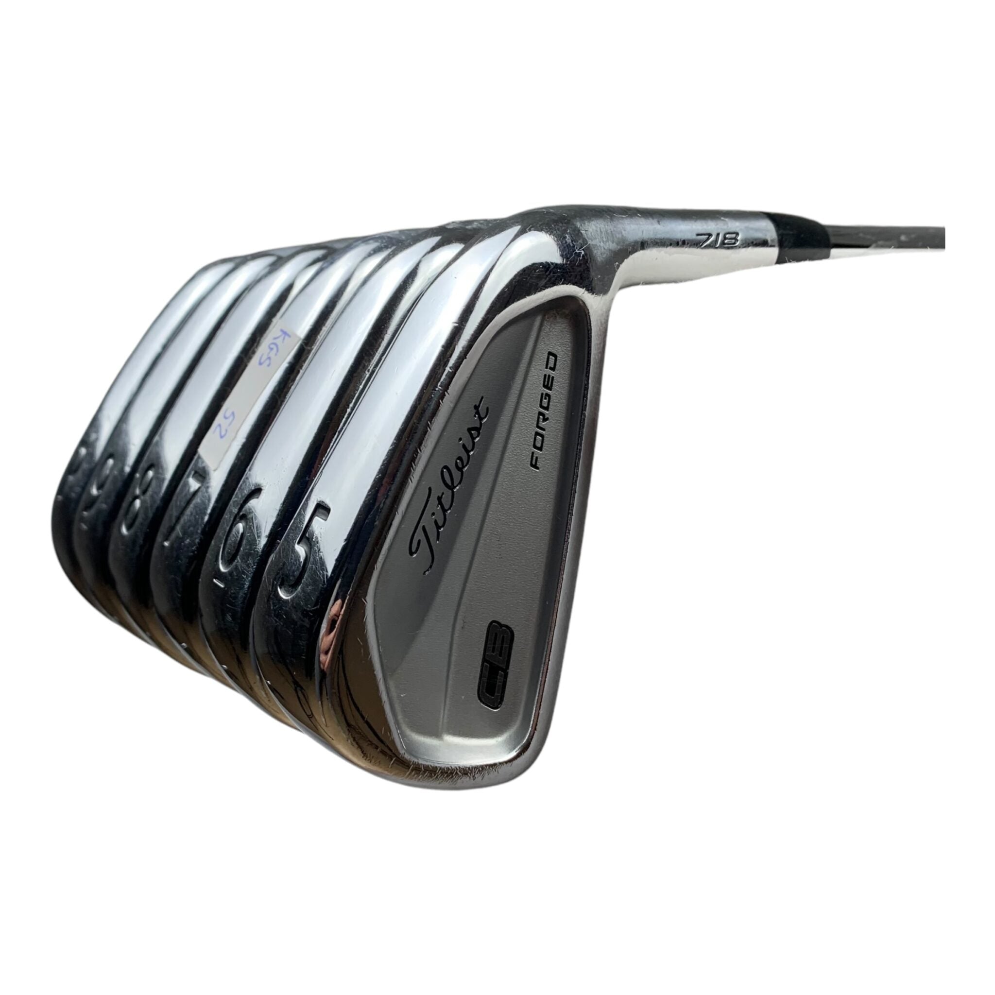 Titleist CB 718 Forged Eisensatz / Flex X-Stiff - Stahl / 5-P