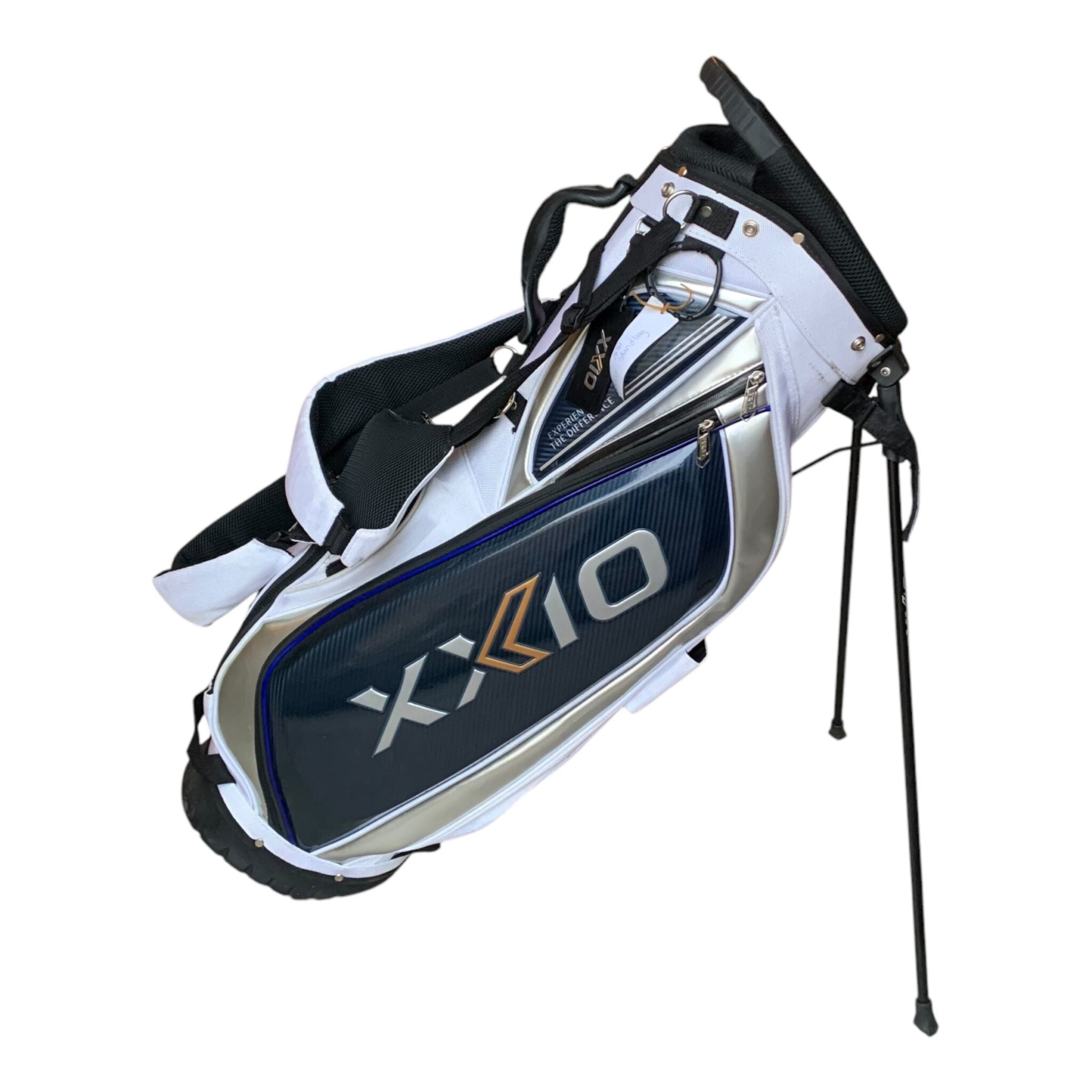 XXIO Standbag - Grau/Marineblau / 5-Wege / Mit Regenhülle