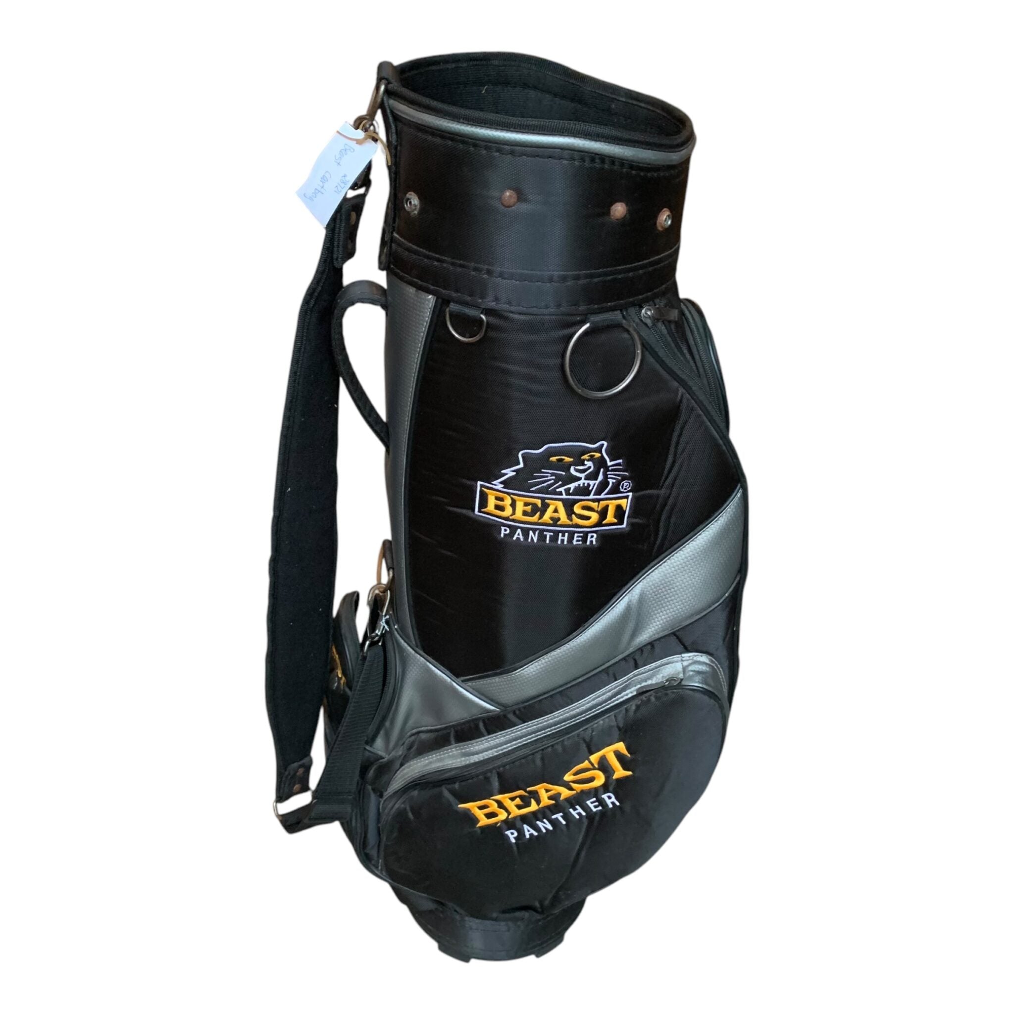 Beast Cartbag - Schwarz/Grau / 6-fach / Mit Regenschutz
