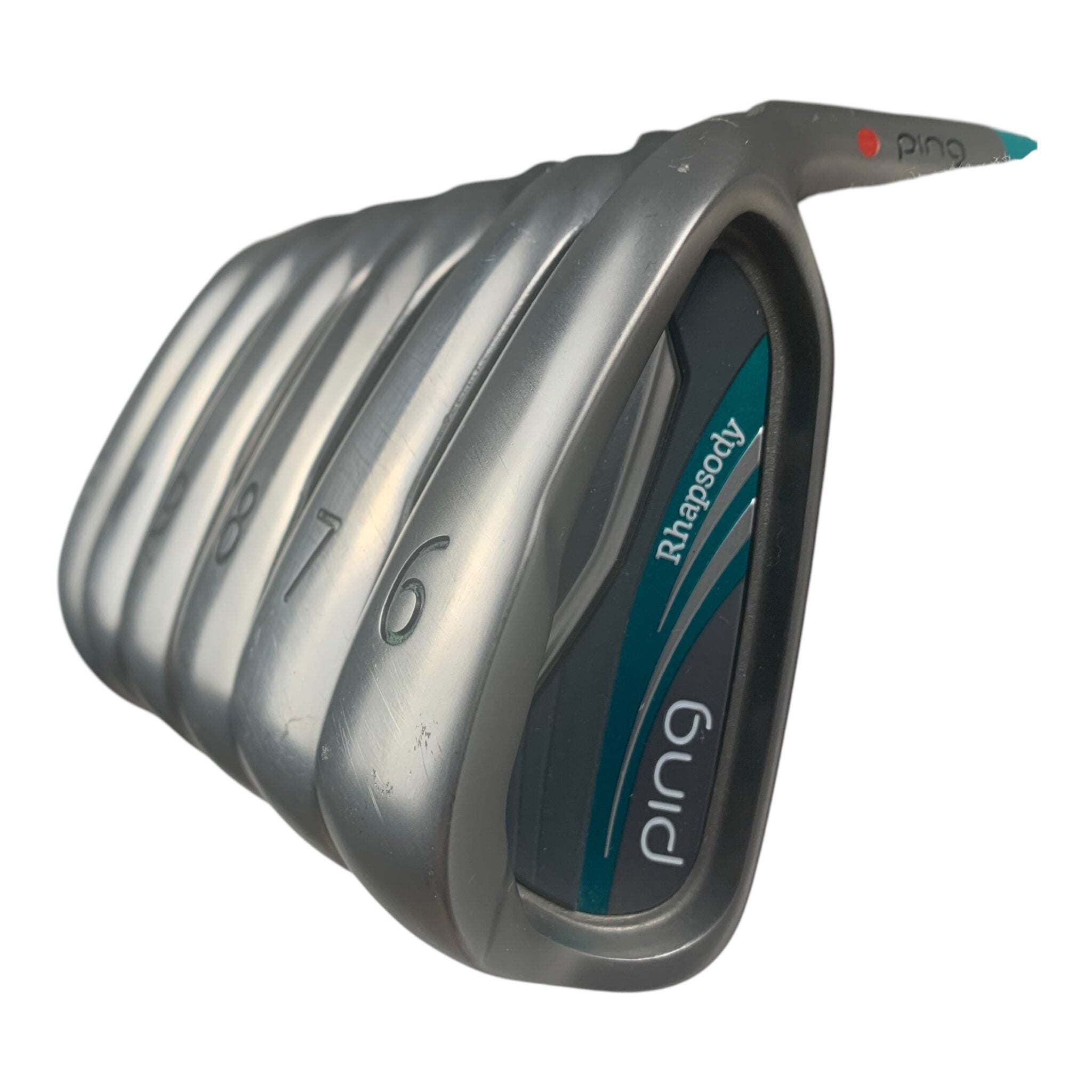 Ping Rhapsody Jernsæt / Flex Ladies / Grafit / 5Hy + 6-PW + SW / Red Dot