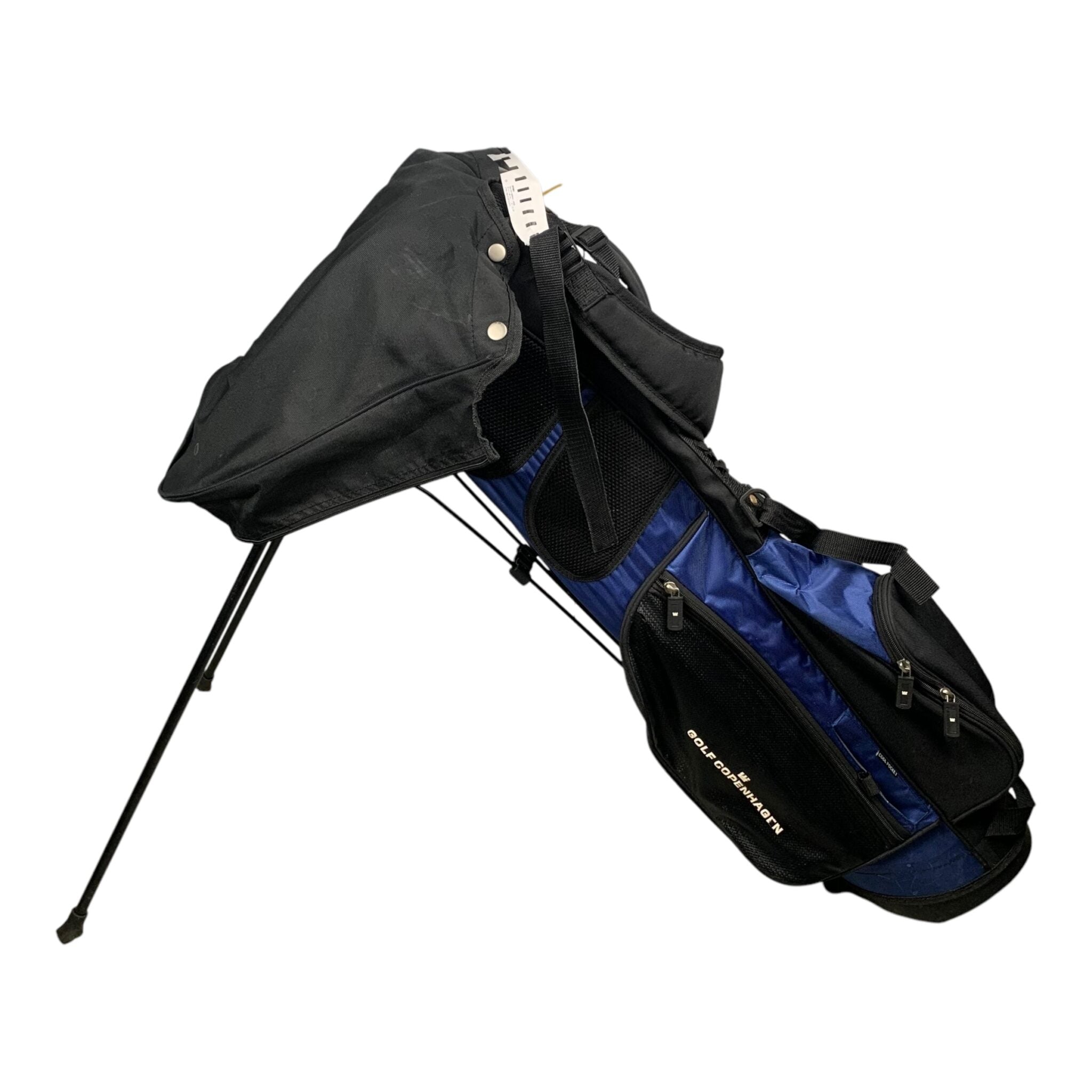Golf Copenhagen StandBag / Schwarz/Blau / 5 Fächer