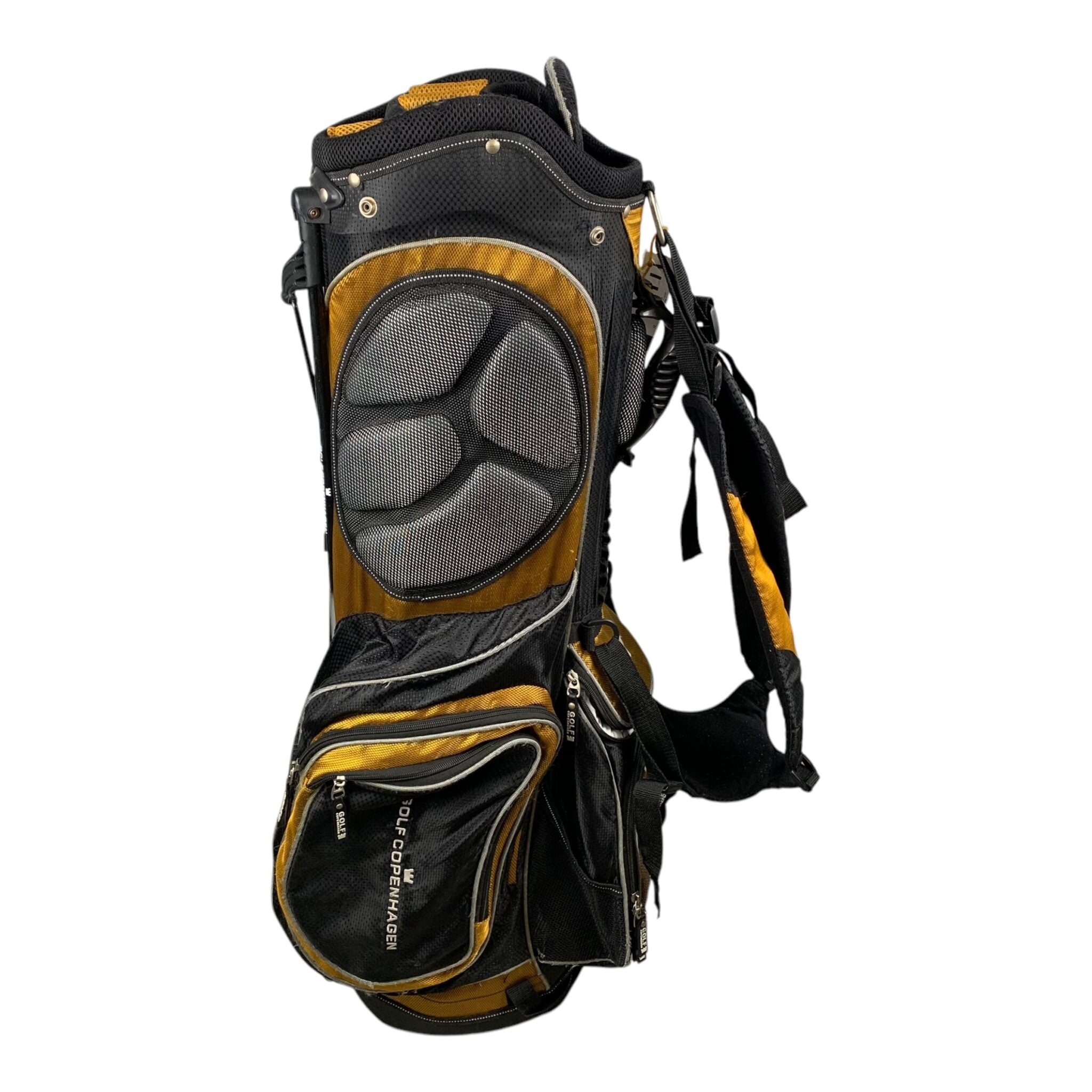 Golf Copenhagen StandBag / Schwarz/Gold / 7 Fächer