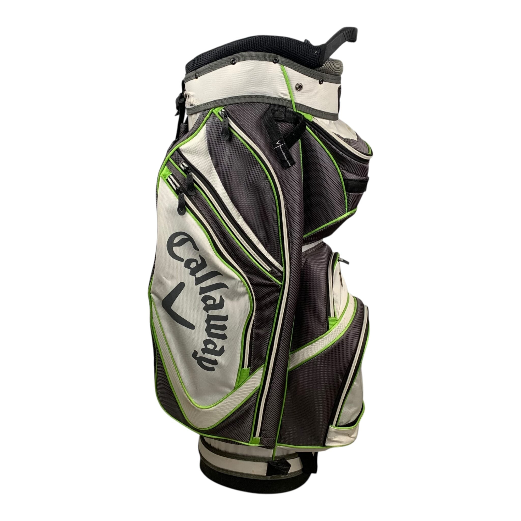 Callaway Cartbag / Grau/Weiß/Grün / 14-Fächer