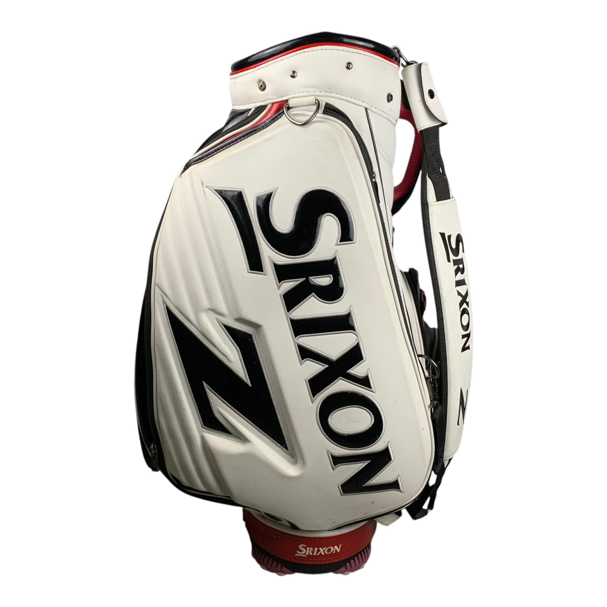 Srizon Z Staff Bag / Weiß/Rot / 5-Fächer