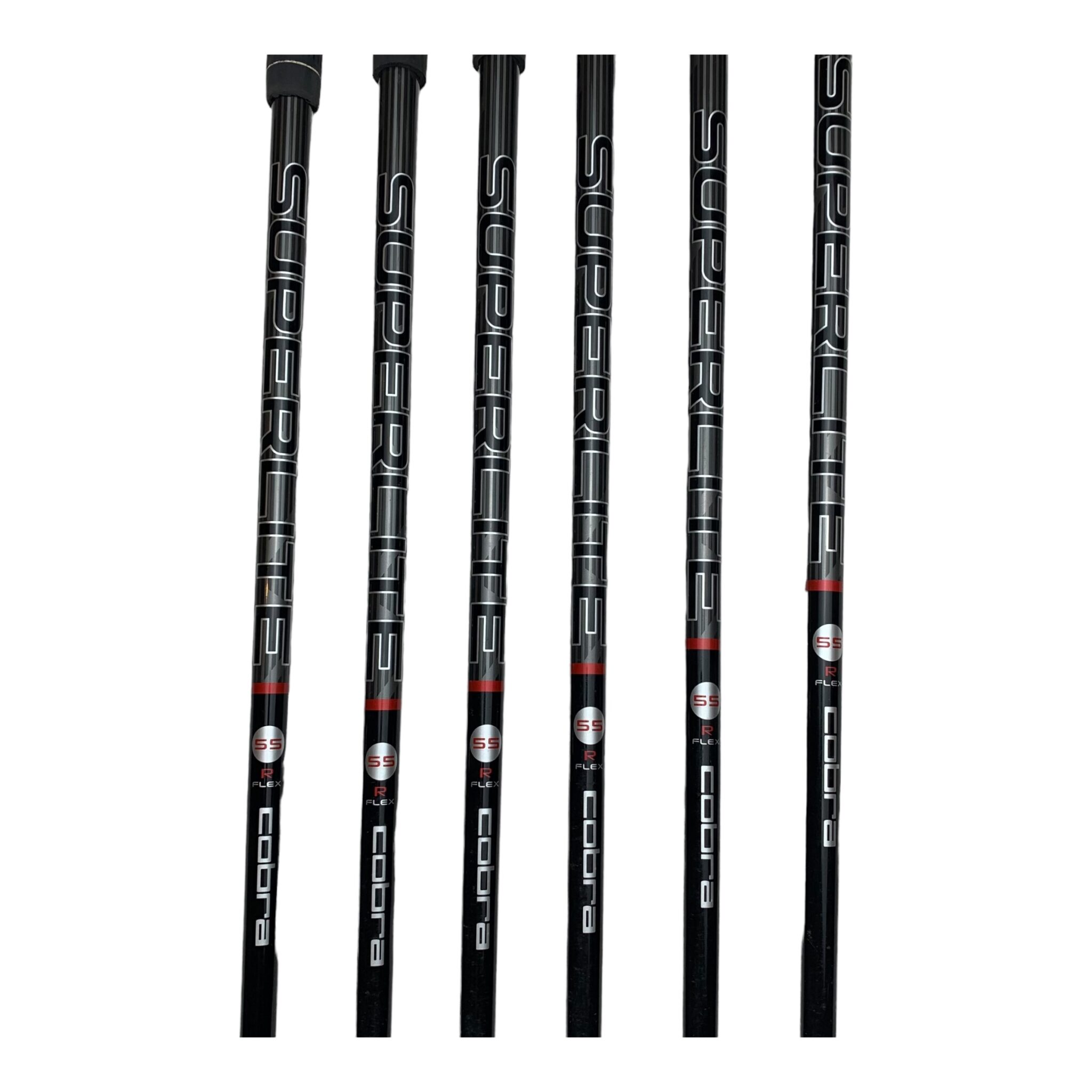 Cobra F-Max SuperLite Eisensatz / Flex Regular / Länge = -1" / 4H-5H-6-PW+S / Graphit