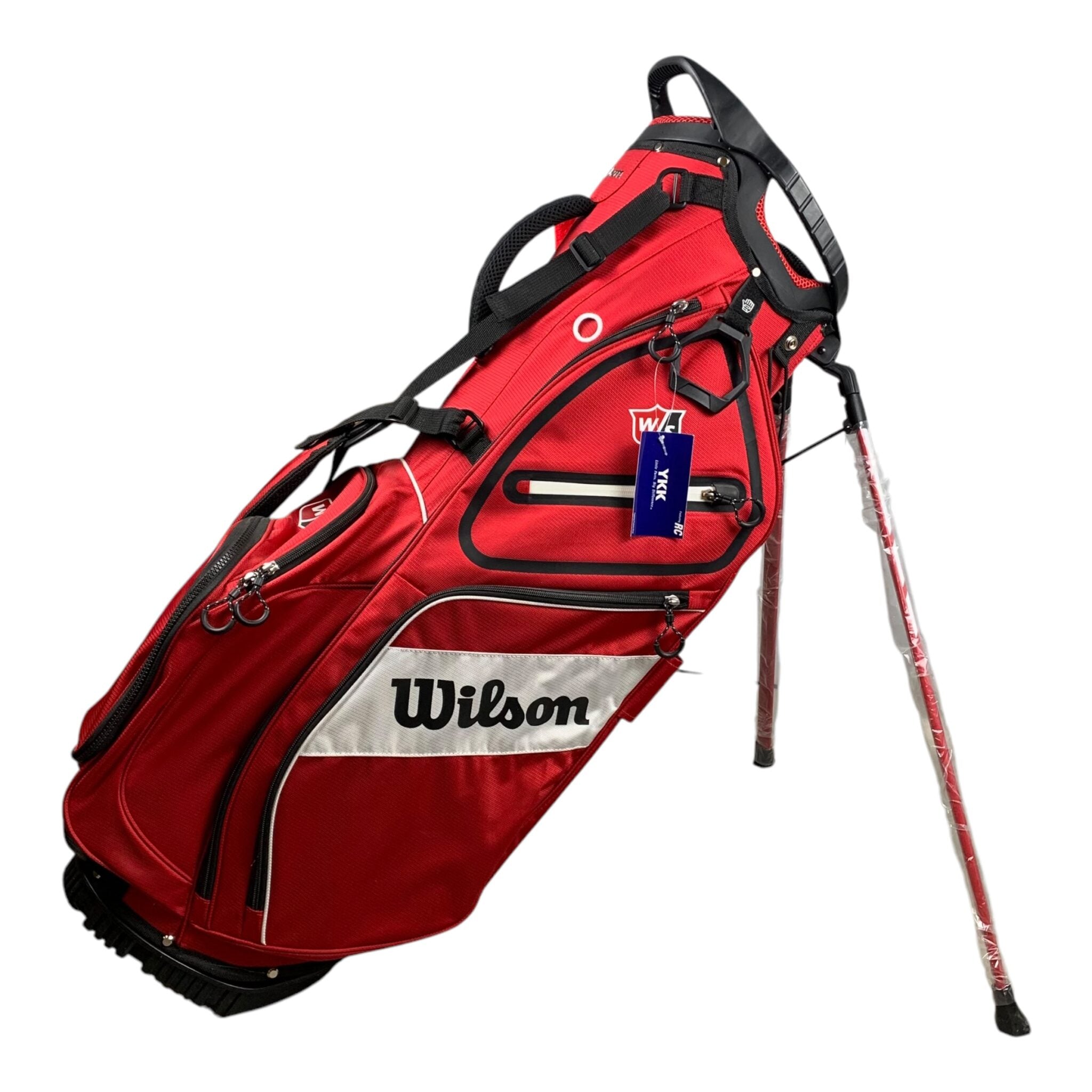 Wilson Standbag / Rot / 5 Fächer / Mit Regenhülle