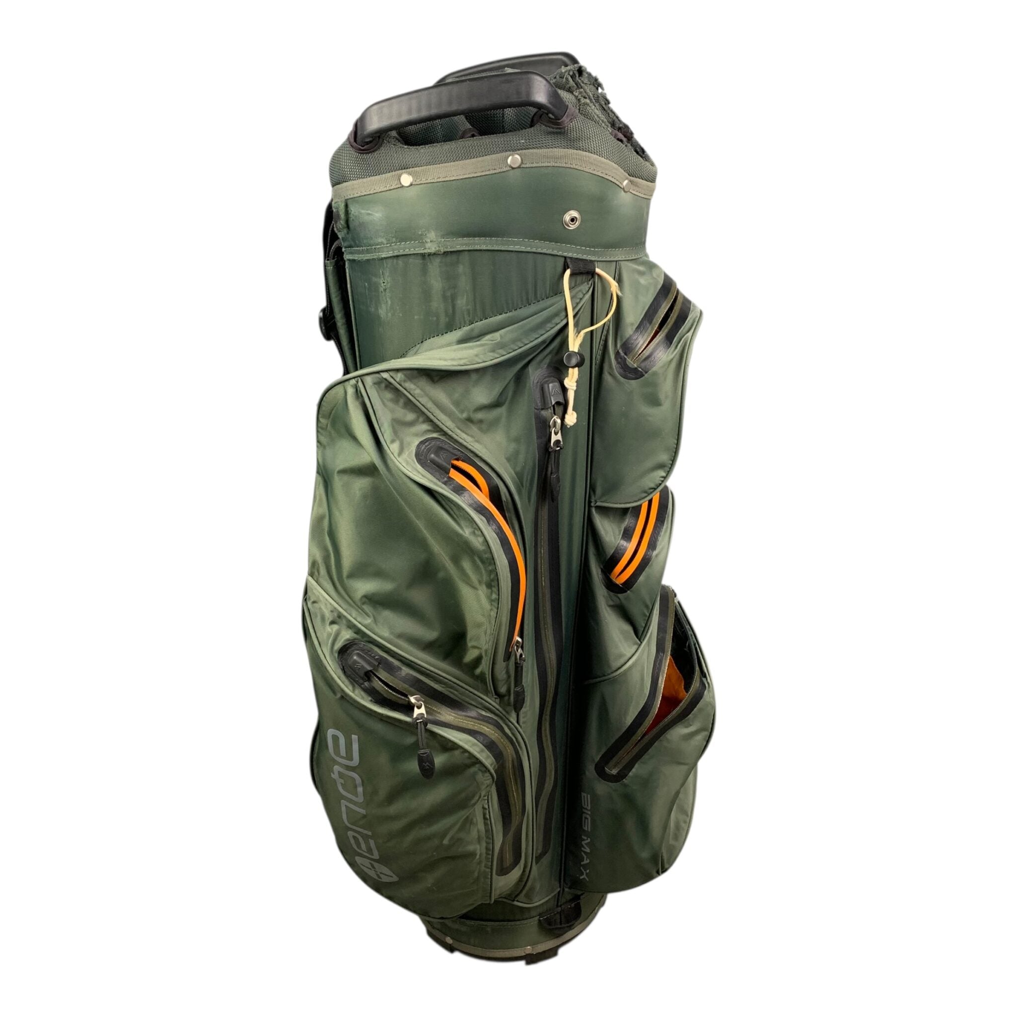 BigMax Aqua+ Cartbag / Grün/Orange / 14 Fächer