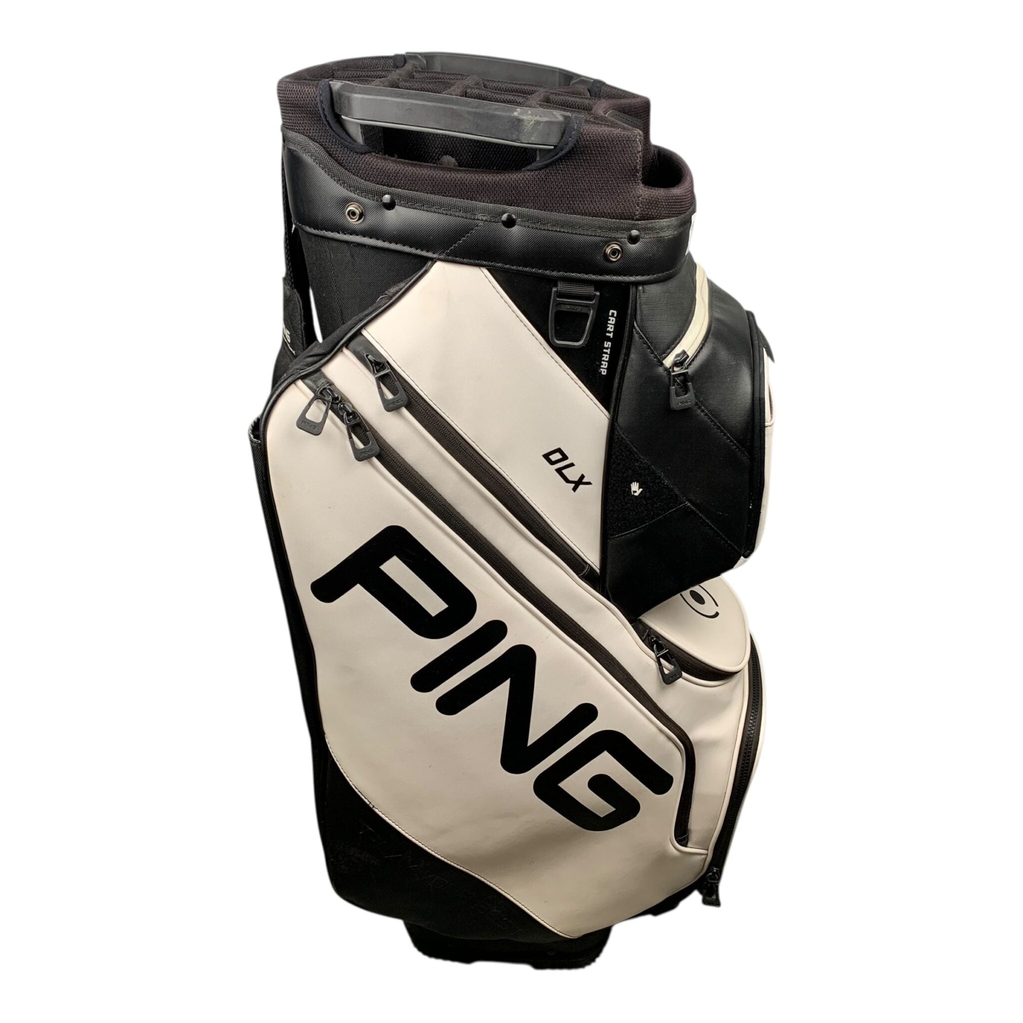 Ping DLX Cartbag / Weiß/Schwarz / 13-Rum