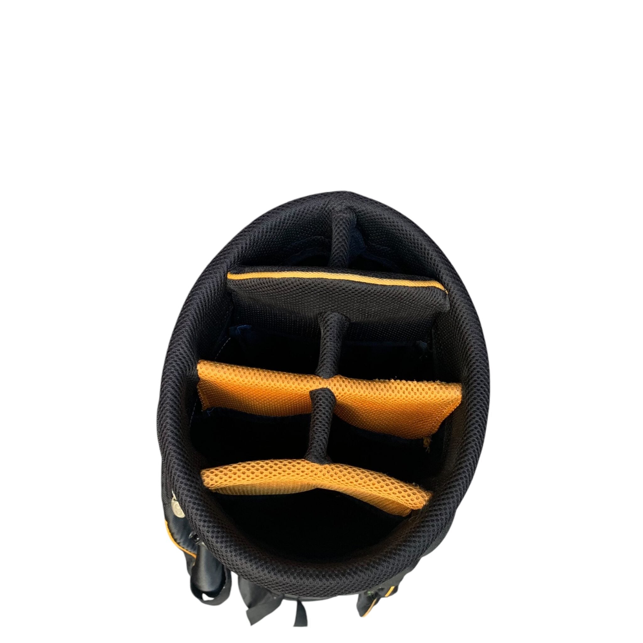 Golf Copenhagen Fairway Cartbag / Schwarz/Orange / 7 Fächer