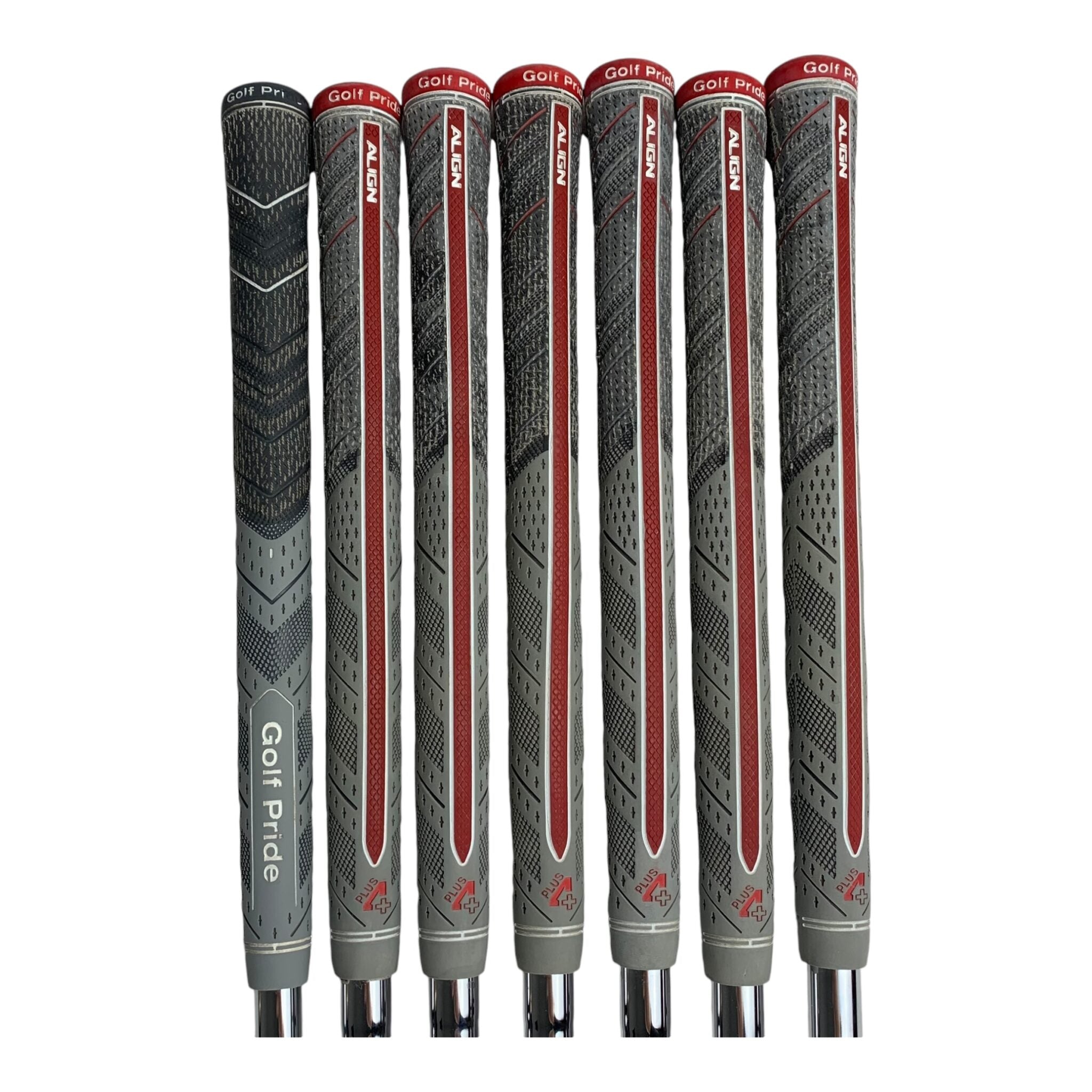 Titleist T100S + T100 Combo Set / Flex X-Stiff / 4-PW / Stahl / MCC Align Midsize Griffe