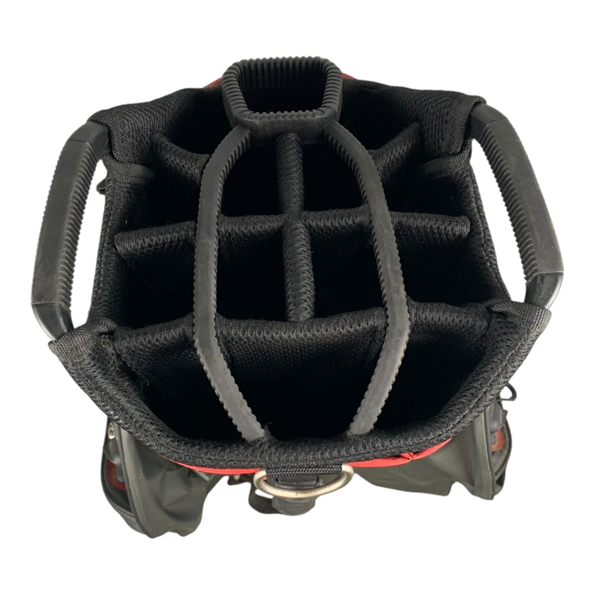 BackTee CartBag / Schwarz/Rot / 14 Fächer
