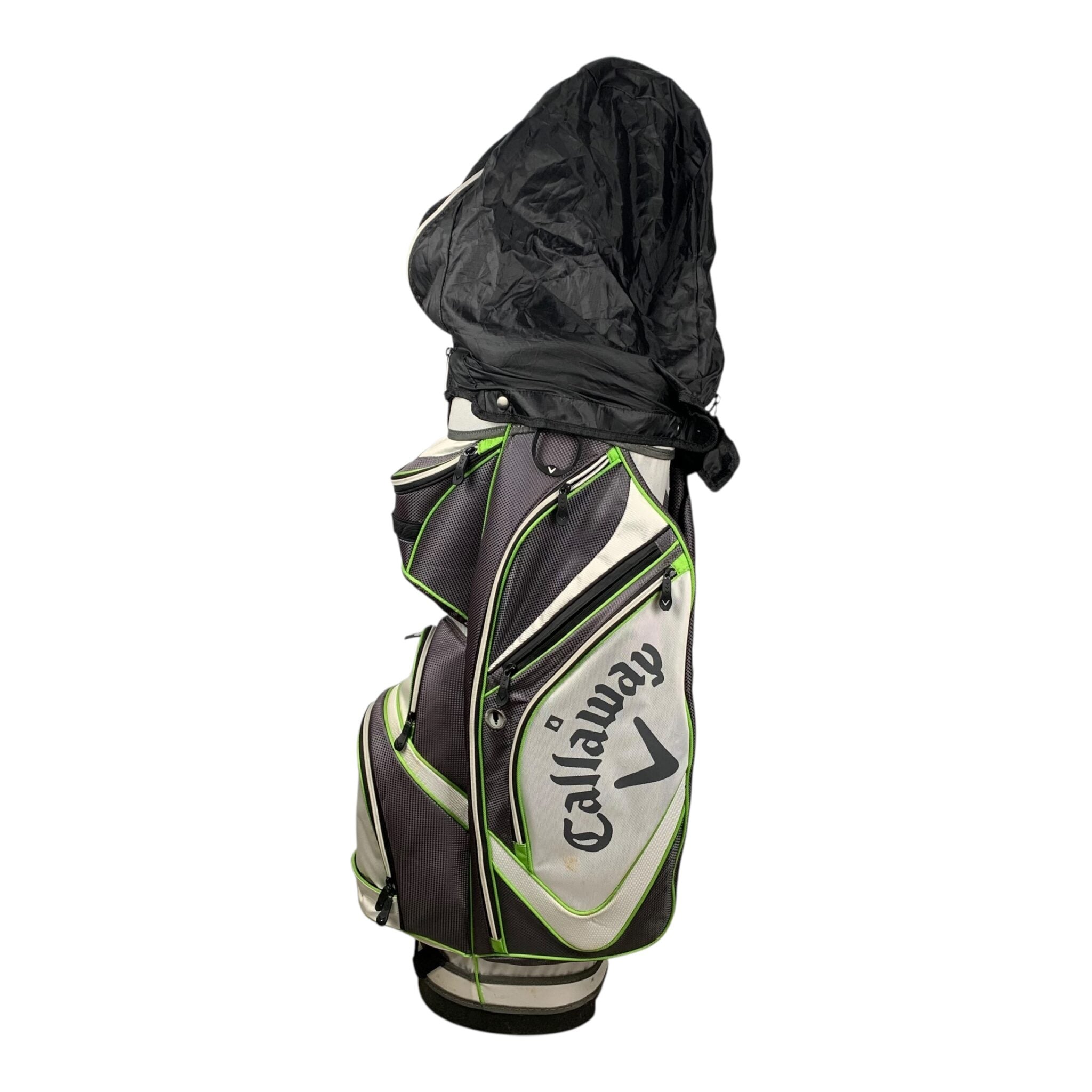 Callaway Cartbag / Grau/Weiß/Grün / 14-Fächer