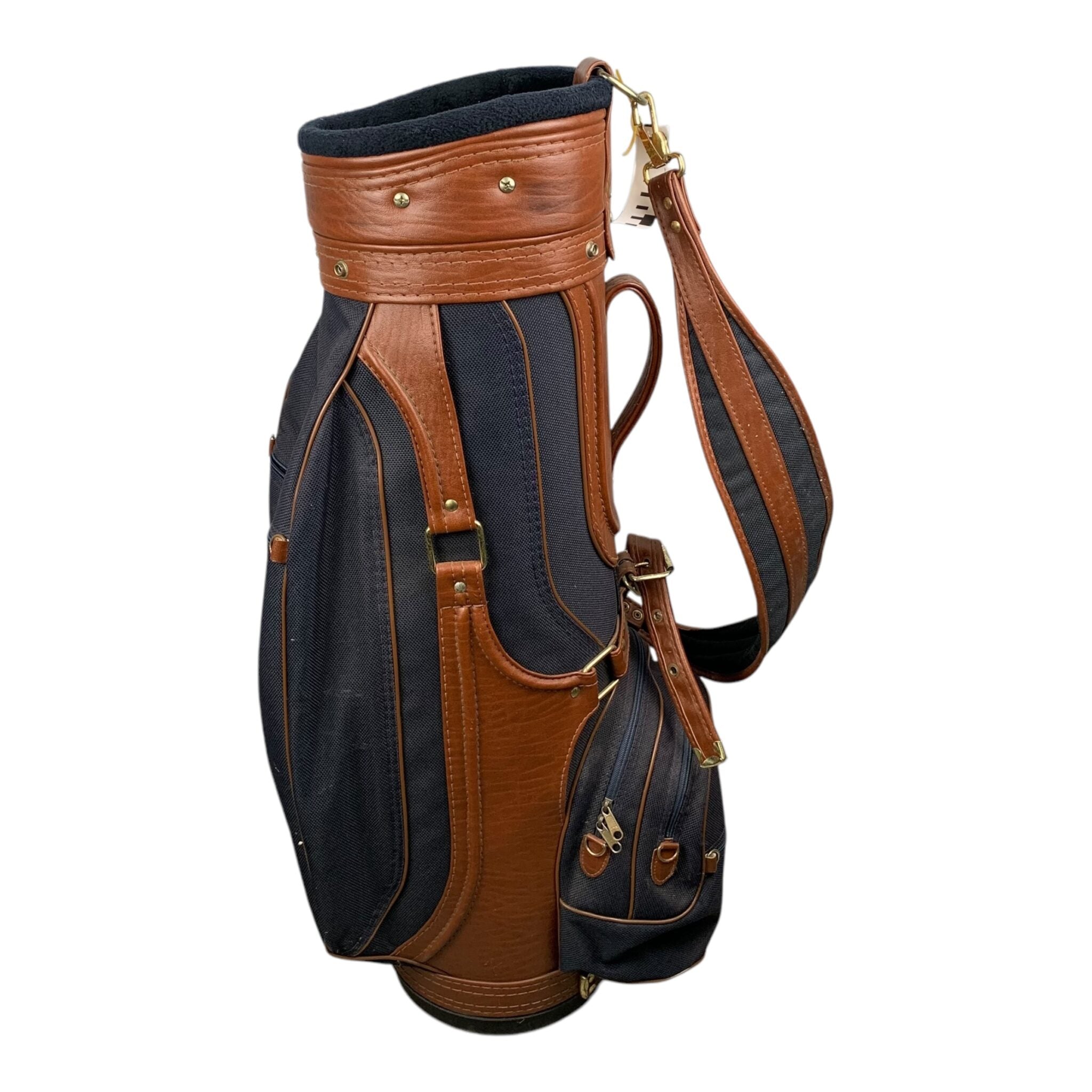 Prestige Golf CartBag / Braun/Blau / 6 Fächer