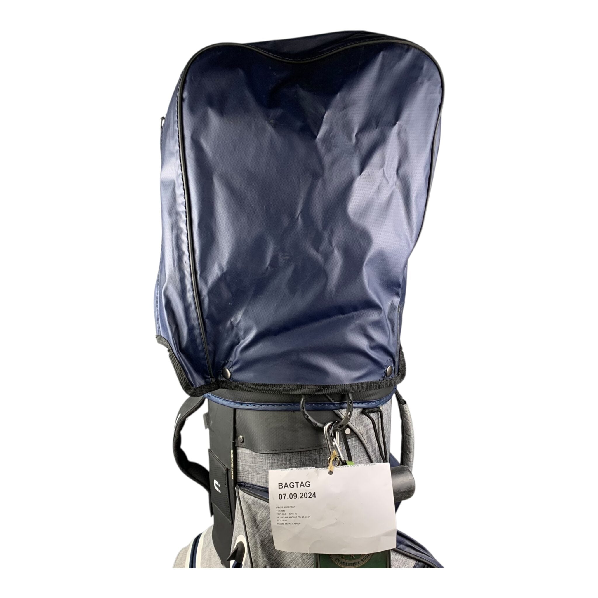 WhatBunkers Kibo Cartbag / Grau/Marineblau / Trennwand