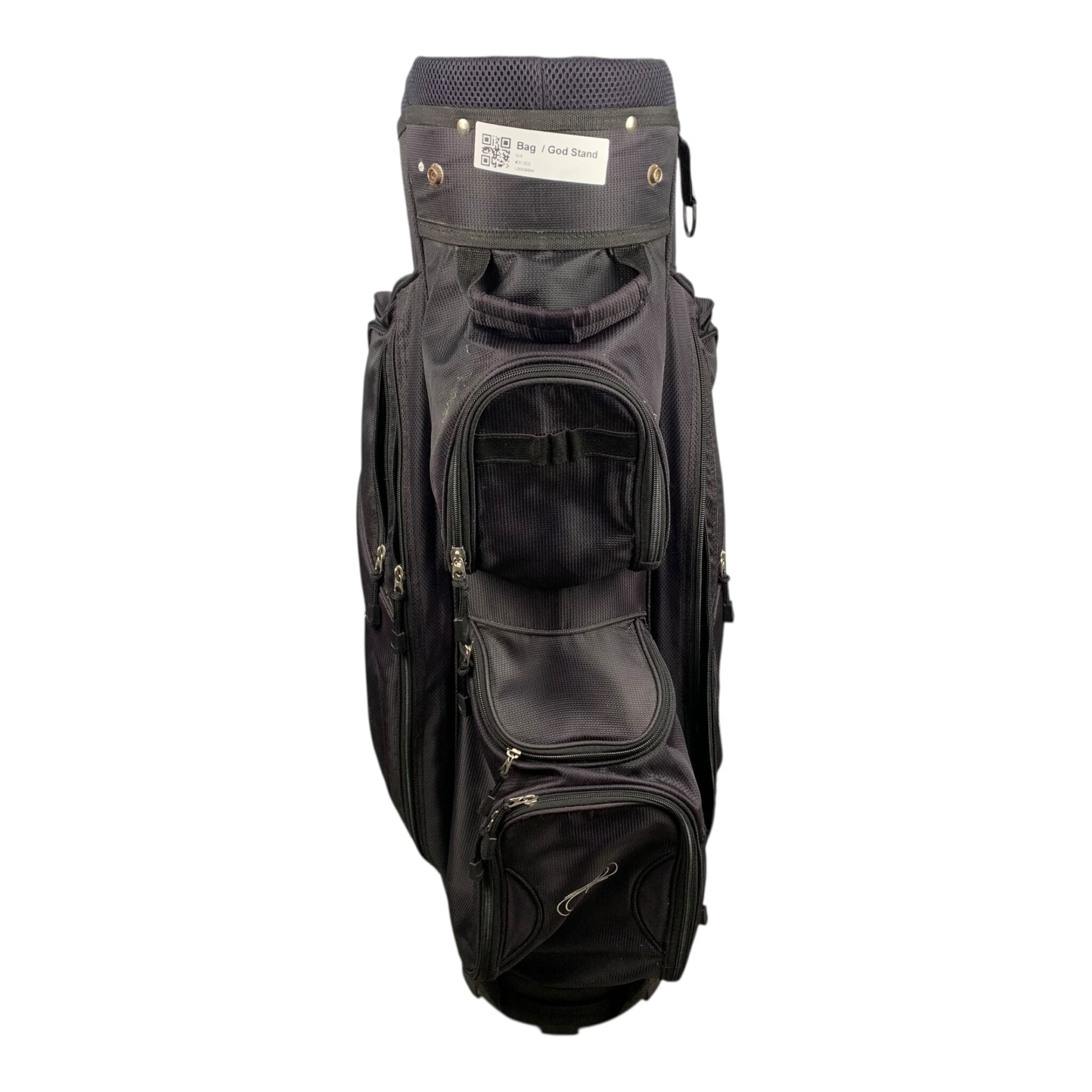 Spalding Cartbag / Schwarz / 6-Rum