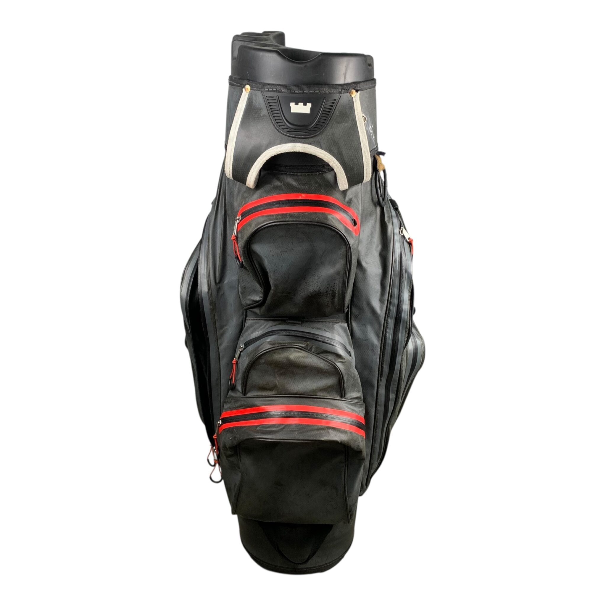 Golf Copenhagen Cartbag / Schwarz/Rot / 12-Raum