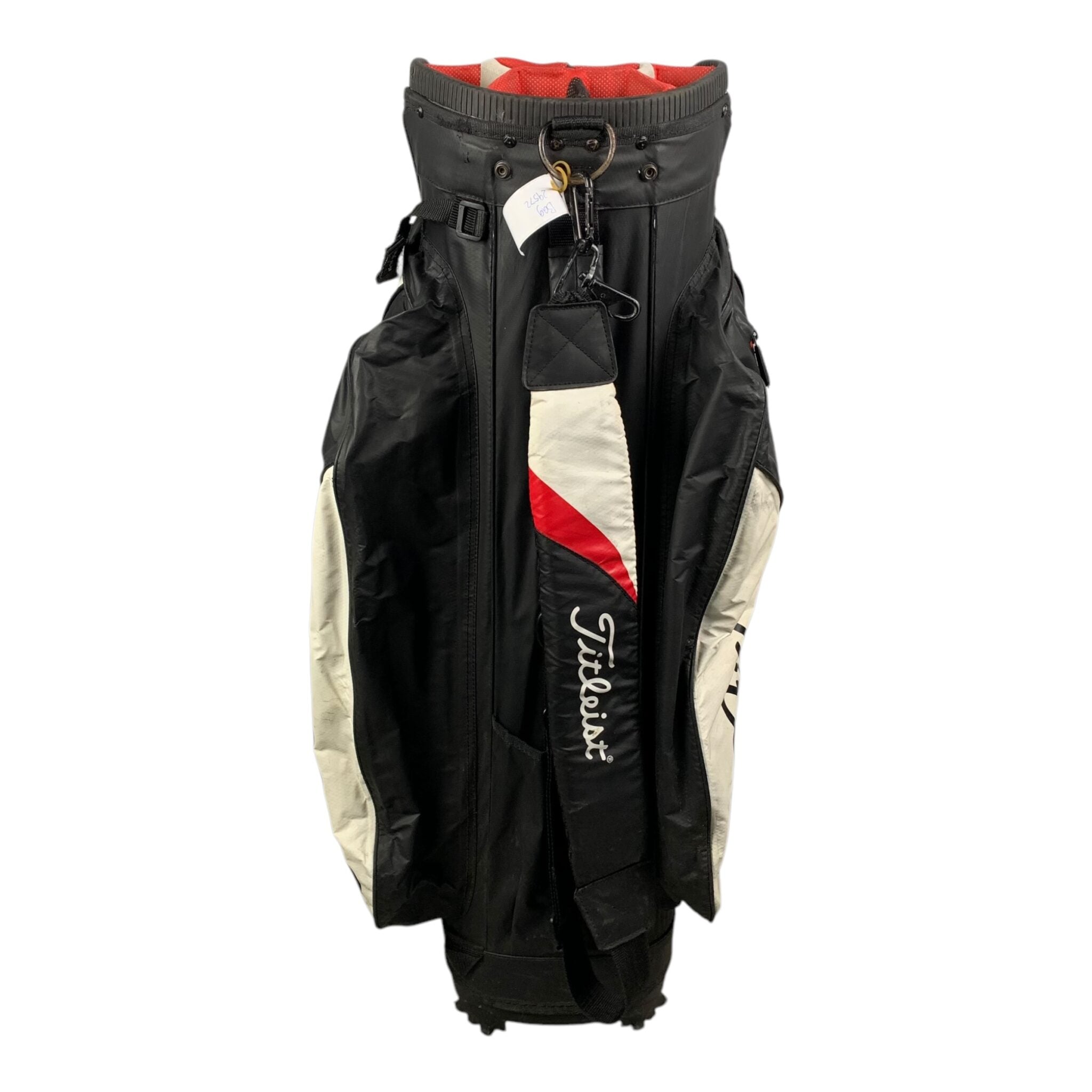 Titleist StaDry CartBag / Schwarz/Weiß/Rot / 14 Fächer