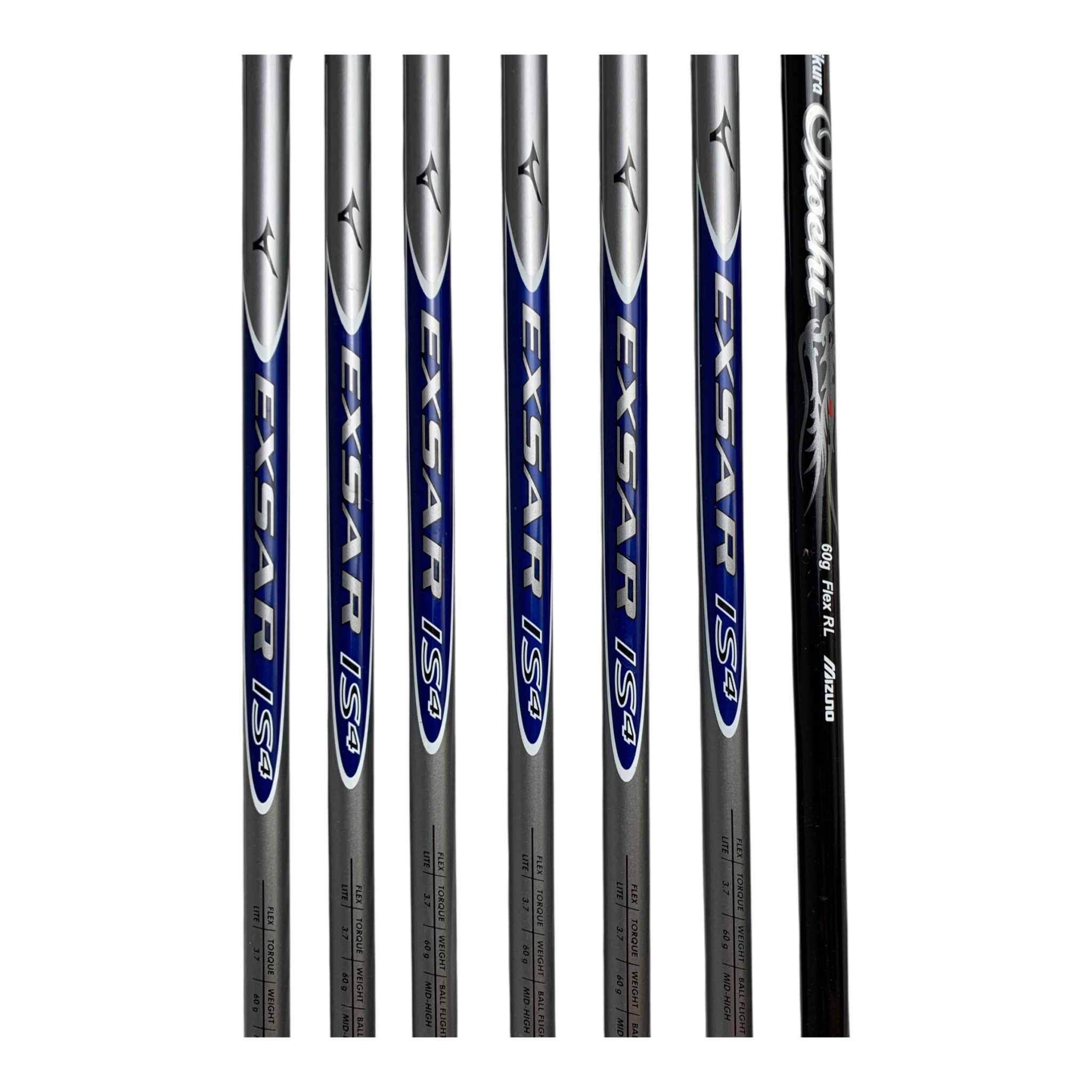 Mizuno JPX 800 Eisensatz / Flex A-flex / 4-PW / Graphit