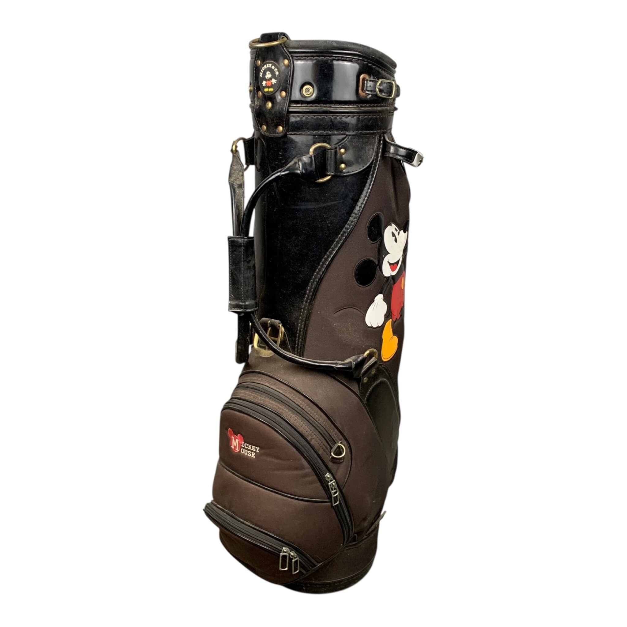 Mickey Mouse Cartbag / Schwarz / 6-Raum