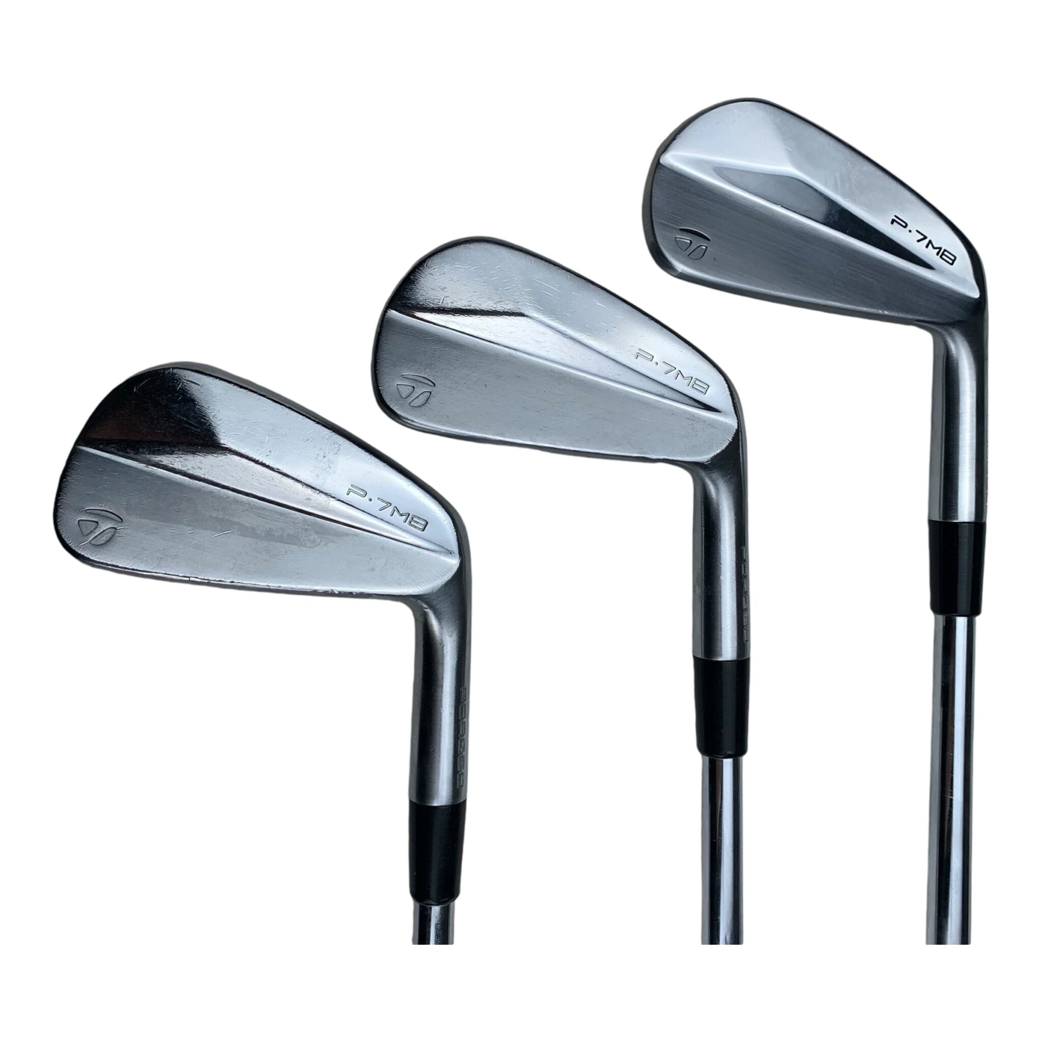 TaylorMade P7MB Eisenset / Flex X-Stiff / 4-P / Stahl / Crossline Black Midsize Griff