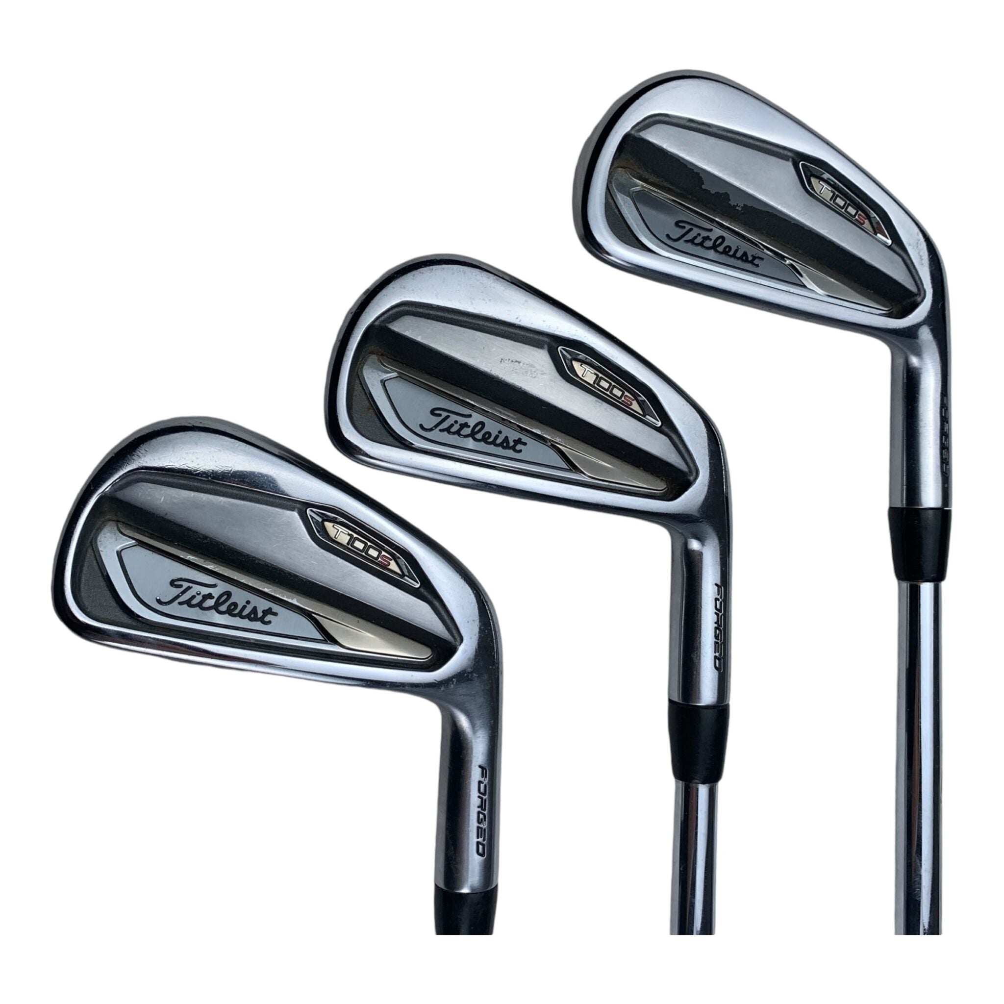 Titleist T100S + T100 Combo Set / Flex X-Stiff / 4-PW / Stahl / MCC Align Midsize Griffe