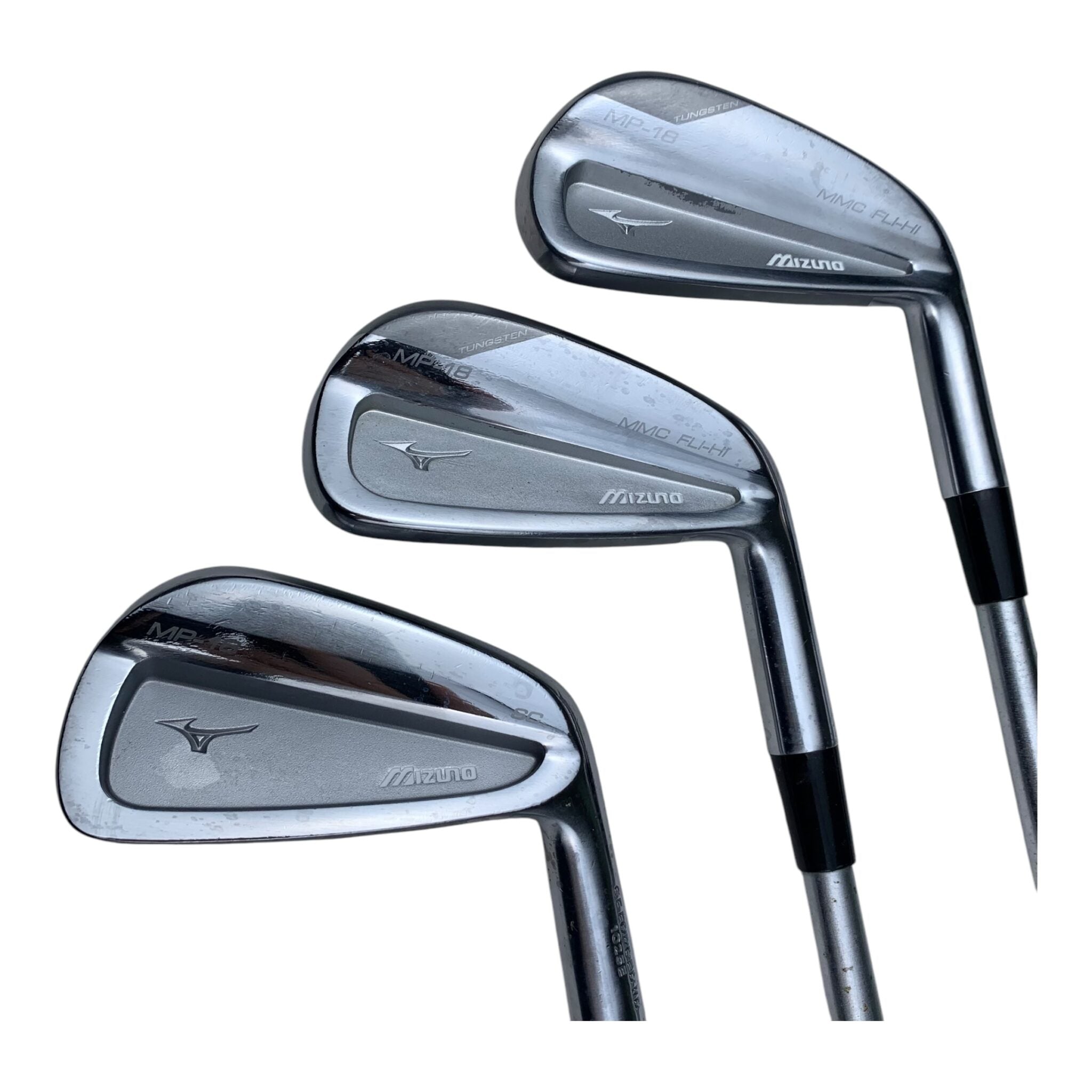 Mizuno MP-18 MMC FLI HI / SC Eisensatz / Flex Stiff - Stahl / 4-PW