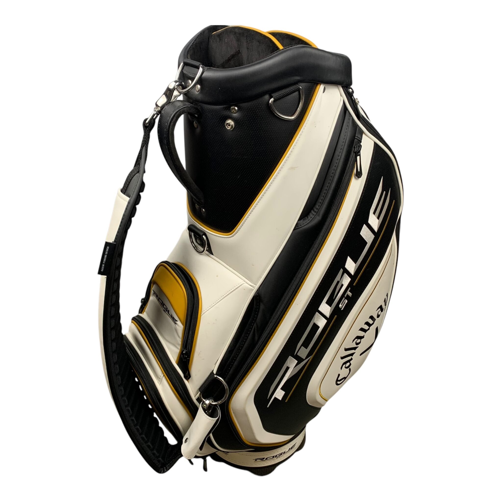 Callaway Rogue ST Staff Bag / Weiß/Gold/Schwarz / 6 Fächer