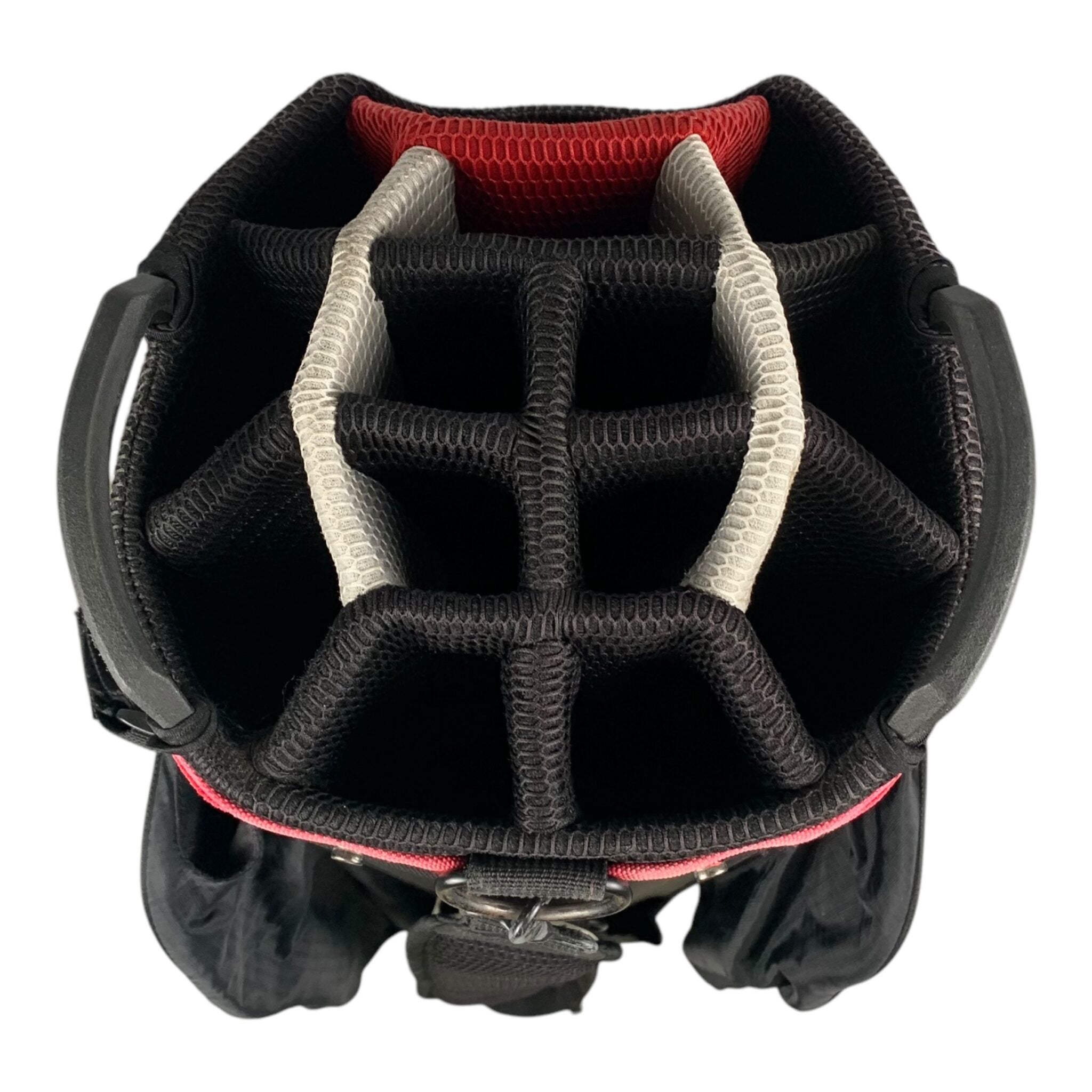 Titleist CartBag / Schwarz/Weiß/Rot / 14 Fächer