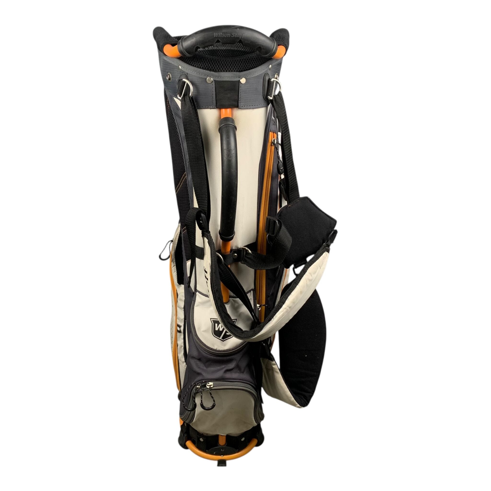 Wilson Staff Nexus Standbag / Weiß/Orange / 5 Fächer