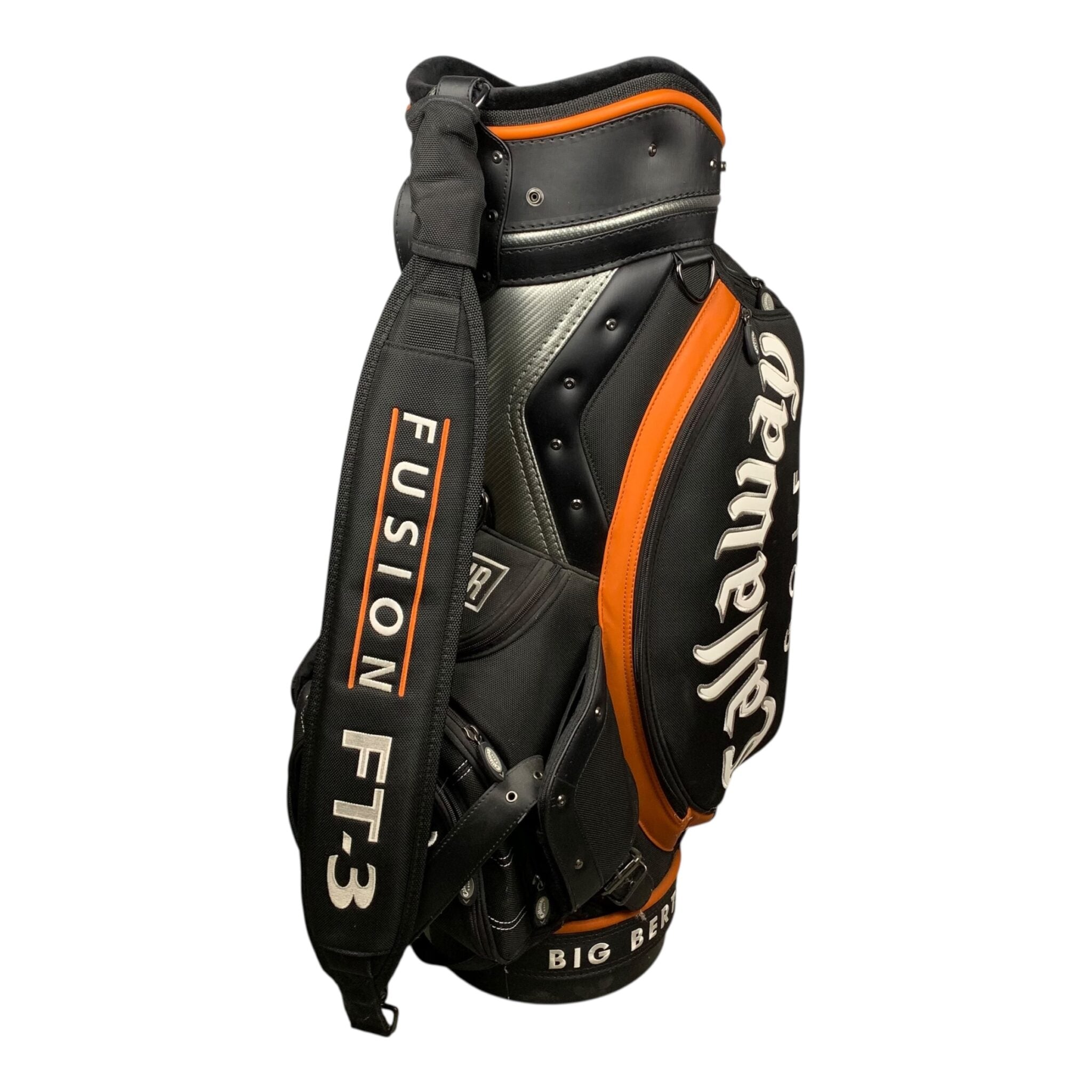 Callaway Fusion Staffbag / Schwarz/Orange / 6-Fächer